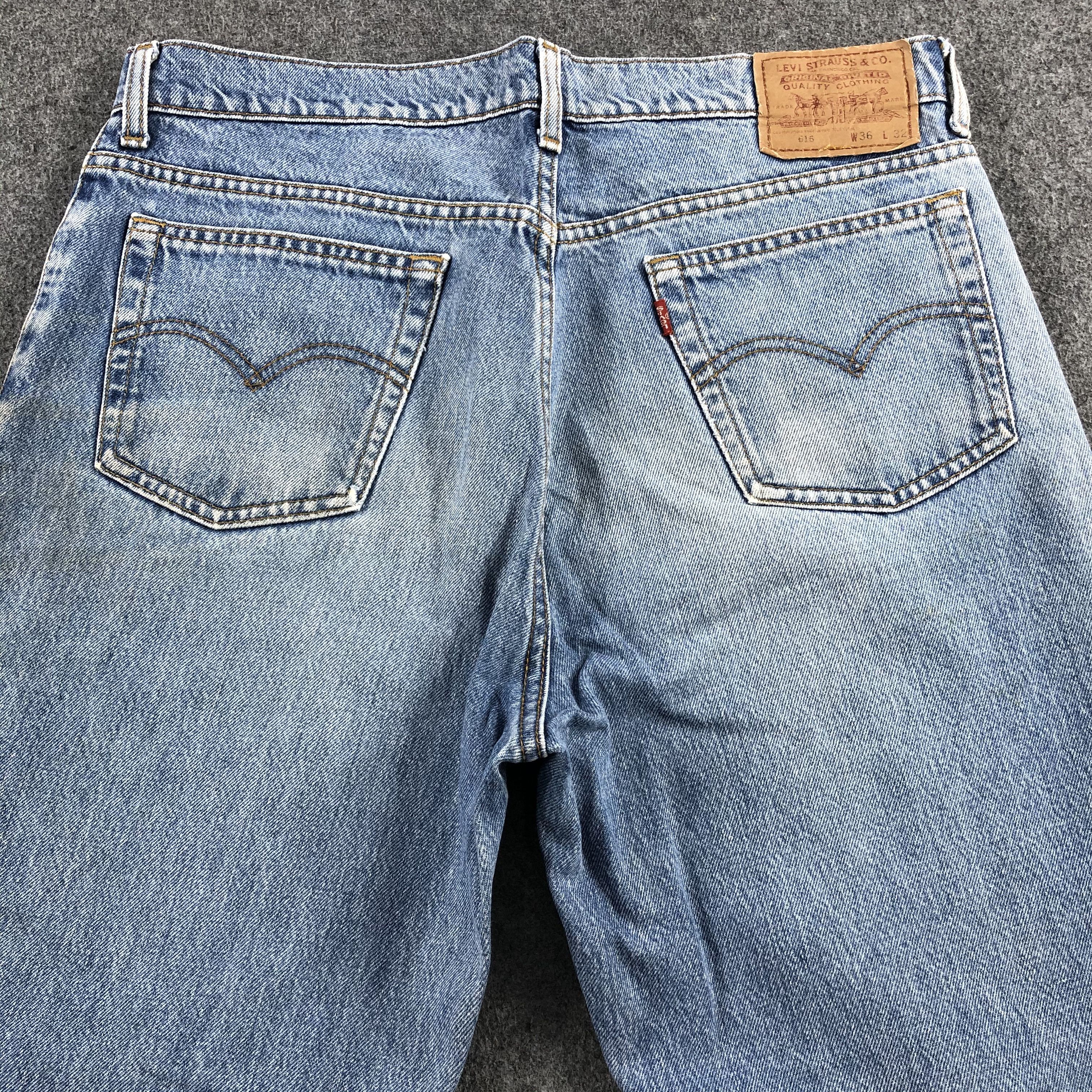 Levi's Vintage 90s Blue Wash Levis 616 Jeans-J1736 Size US 35 - 4 Thumbnail