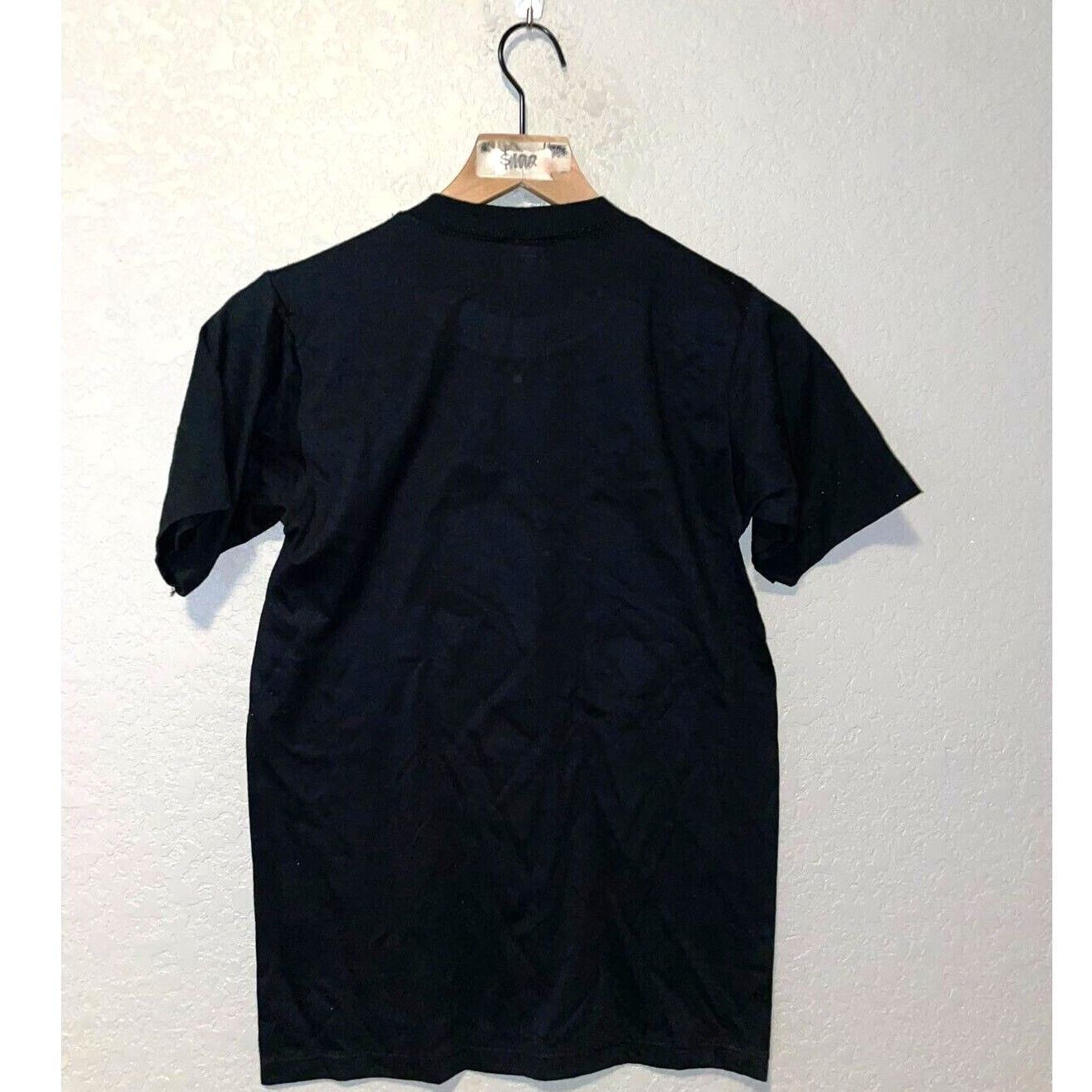 Jerzees Vintage Flower Gold Rose Pedal Spring Graphic S Black Shirt Size US S / EU 44-46 / 1 - 8 Thumbnail