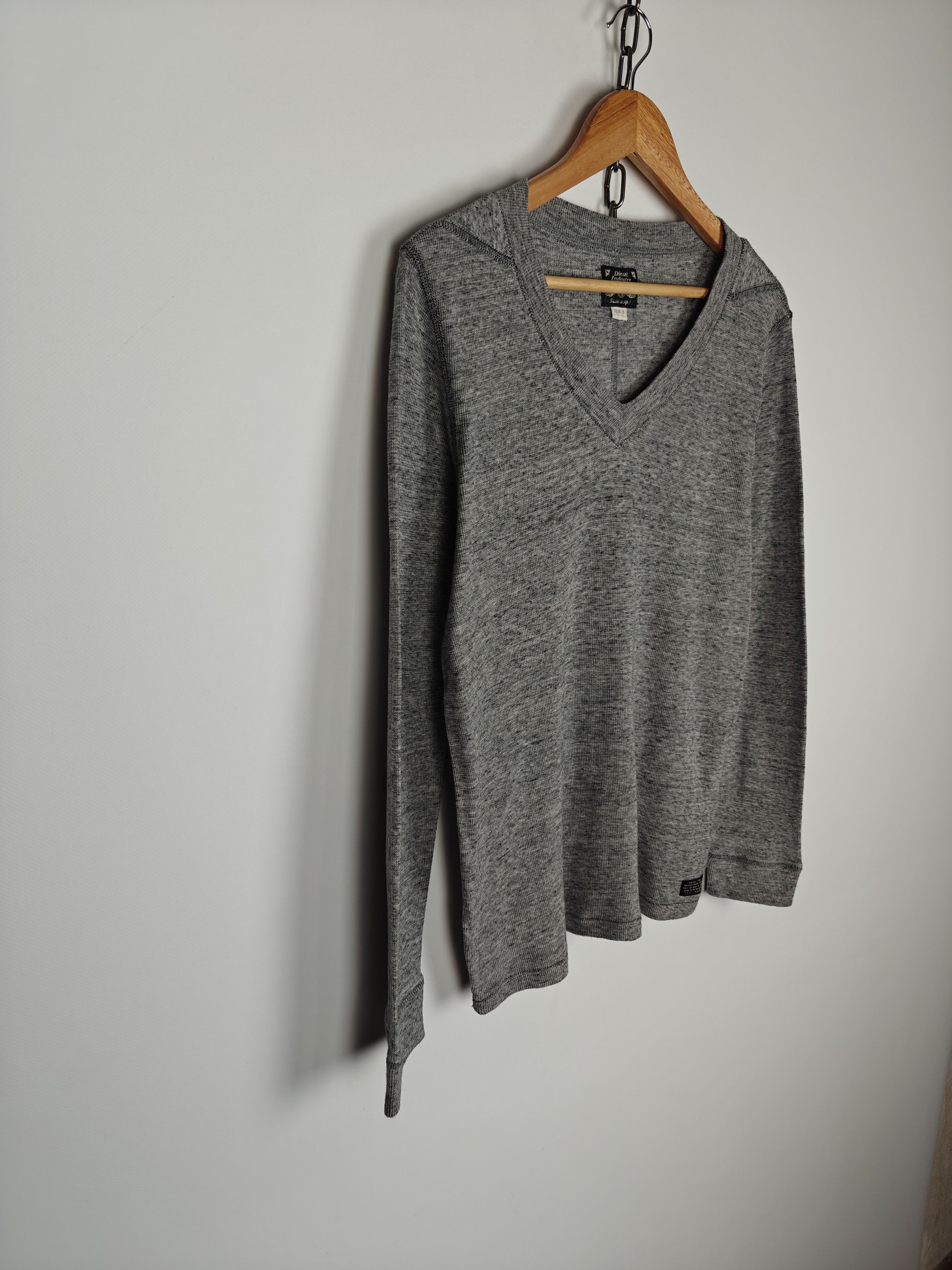 Diesel Diesel Industry Sweater Cotton Pullover Gray size S Size US S / EU 44-46 / 1 - 5 Thumbnail