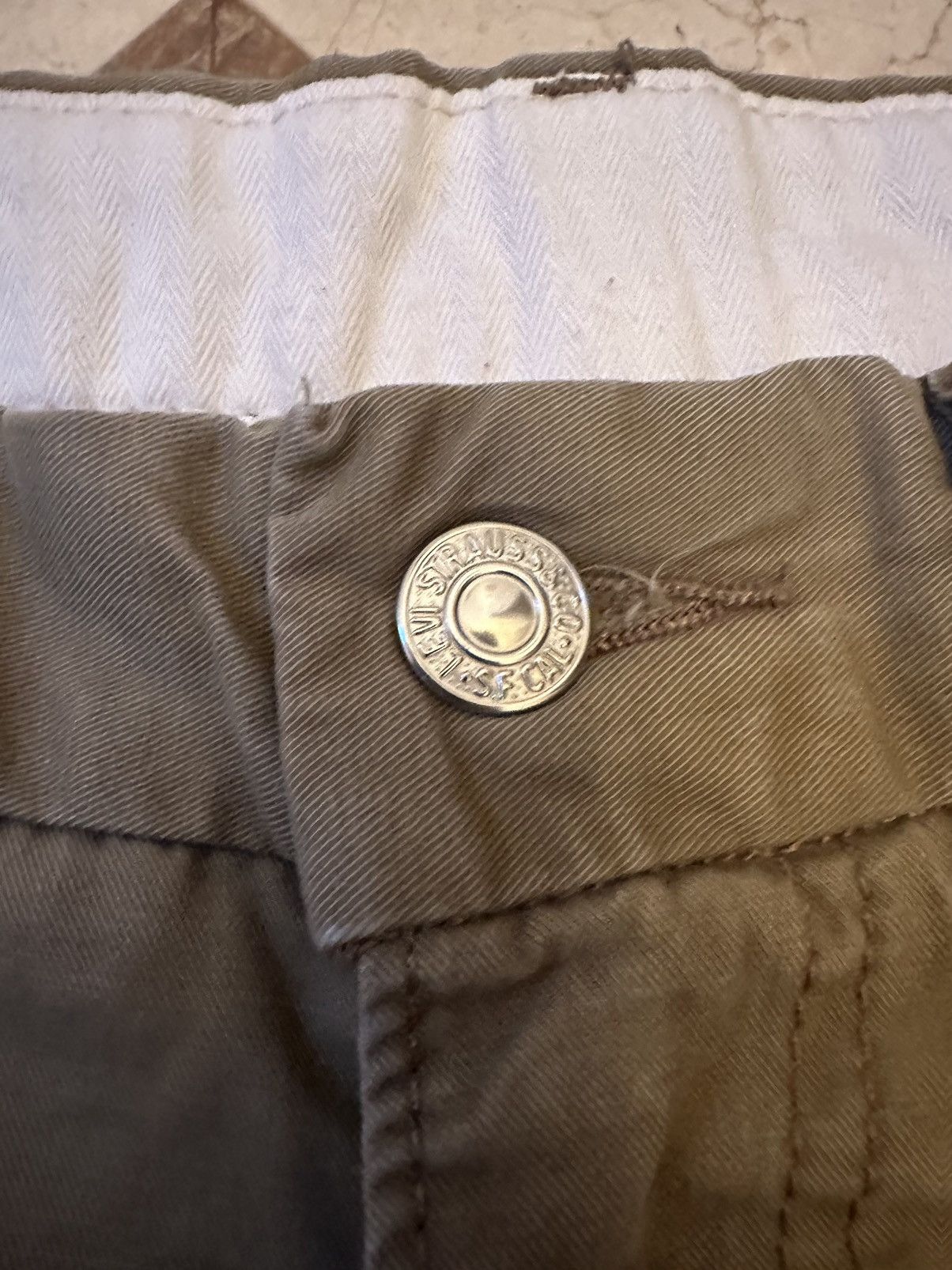 Levi's × Vintage *RARE* Vintage Levi's White Tab Pants Size US 34 / EU 50 - 2 Thumbnail