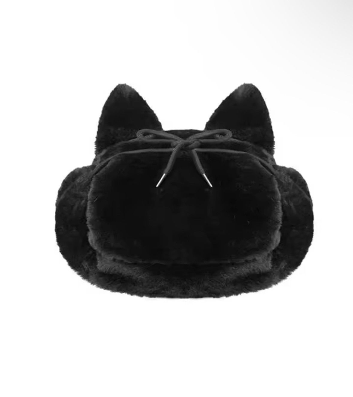 Japanese Brand Y2K Vintage Jiji Black Cat Ushanka Autumn Winter Warm Hat Size ONE SIZE - 5 Thumbnail