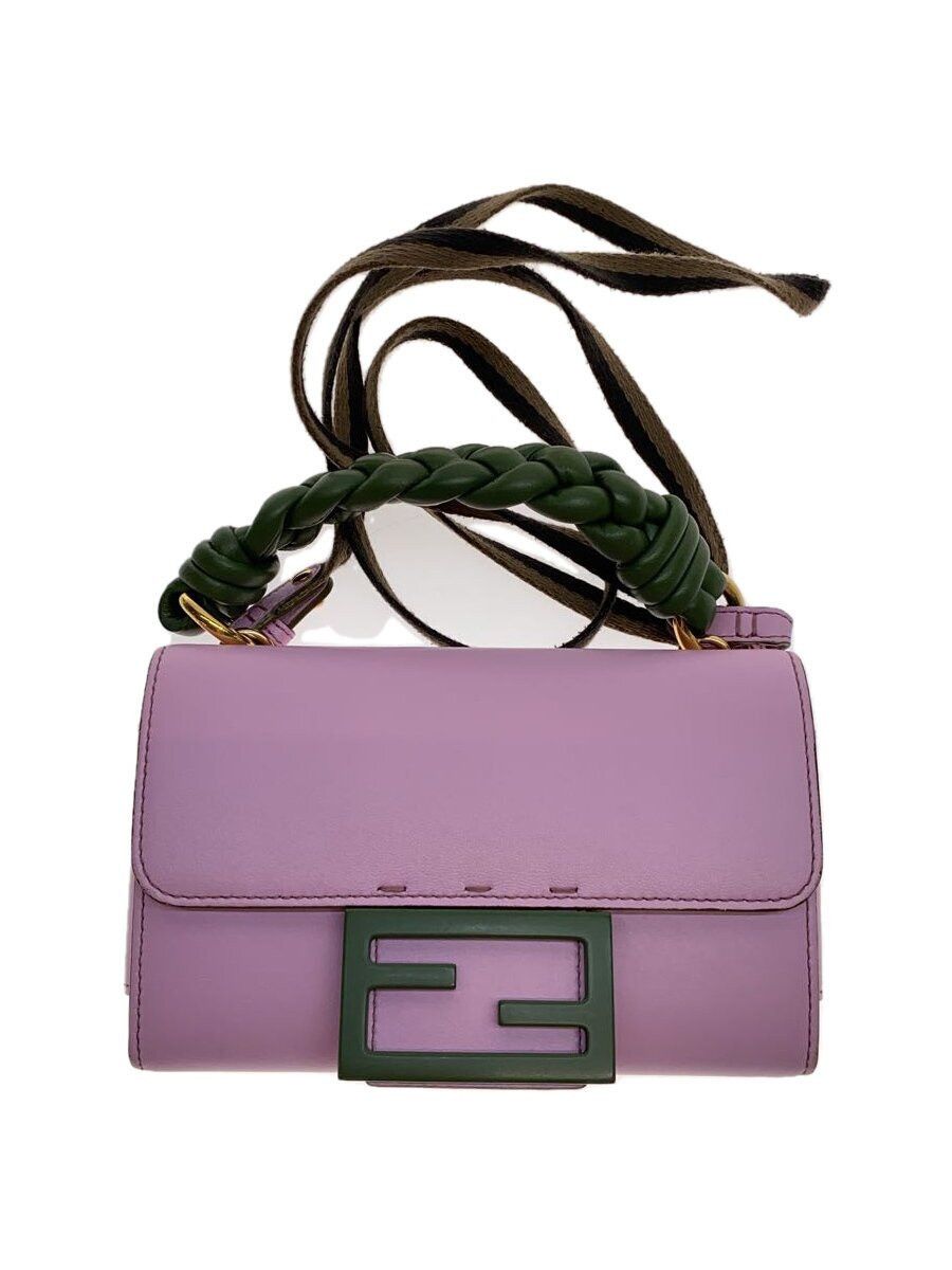 Fendi Fendi Baguette Leather iPhone 12 Smartphone Case Pink Size ONE SIZE - 1 Thumbnail