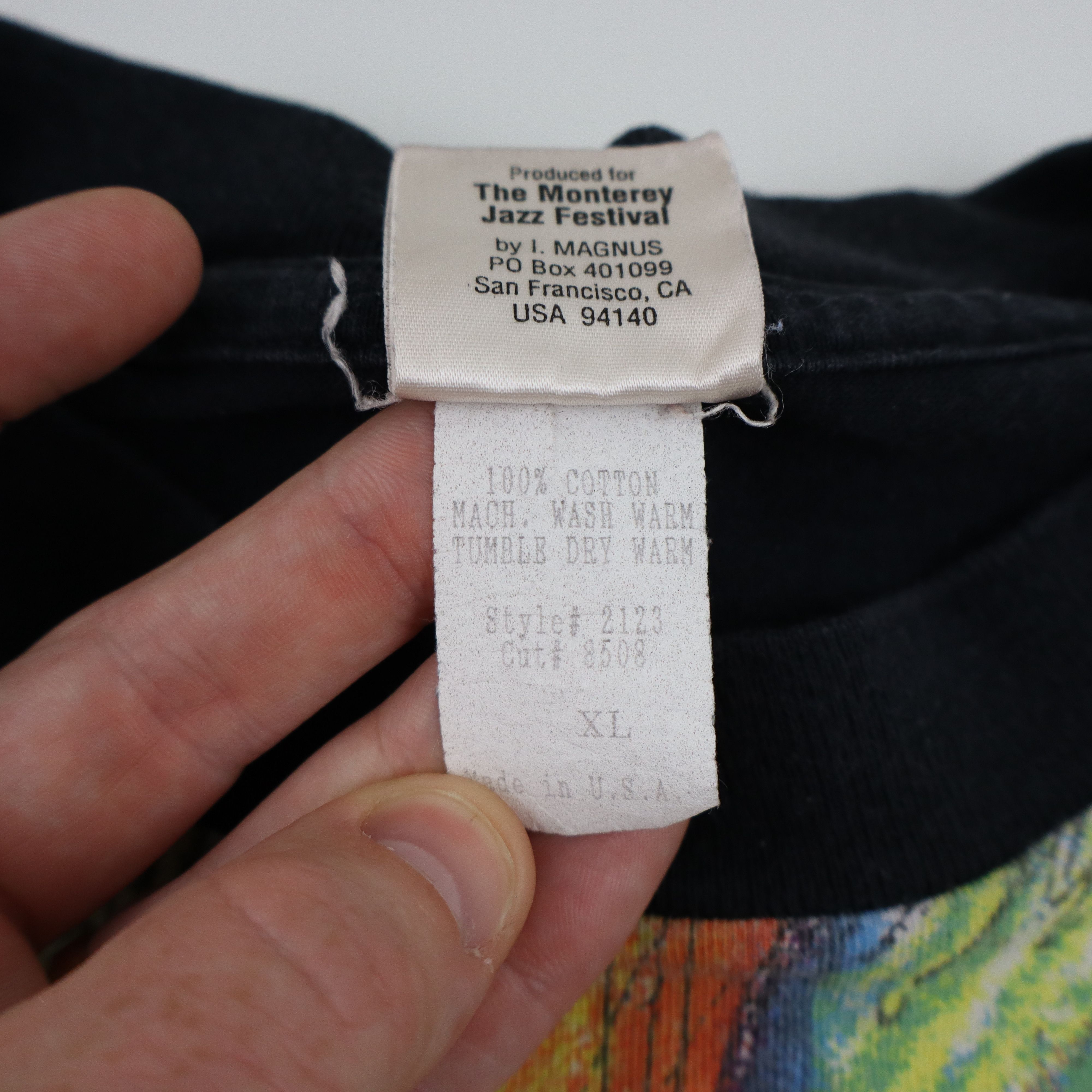 Band Tees × Vintage Vintage 1993 Monterey Jazz Festival Chair AOP Shirt Size US XL / EU 56 / 4 - 8 Thumbnail