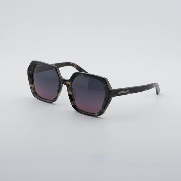 Dior Dior DIORMIDNIGHT S2F 29D2 Sunglasses Colored Havana Square Size ONE SIZE - 1 Thumbnail