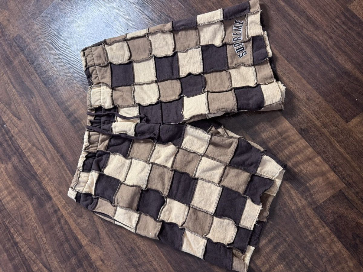 Supreme Supreme Reverse Patchwork Sweatshorts | Grailed