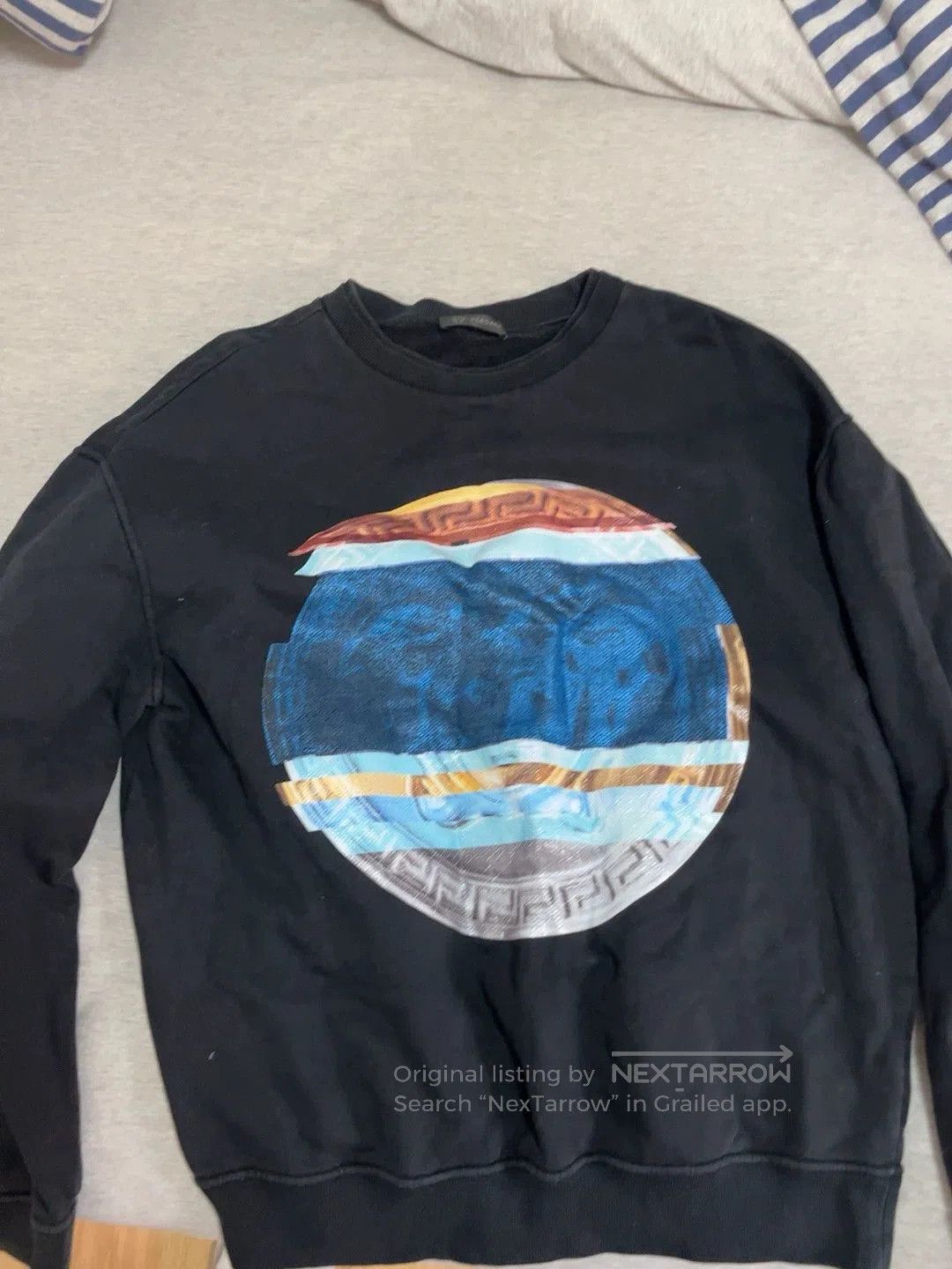 Versace versace graphic long sleeve sweatshirt xl. Size US XL / EU 56 / 4 - 1 Thumbnail