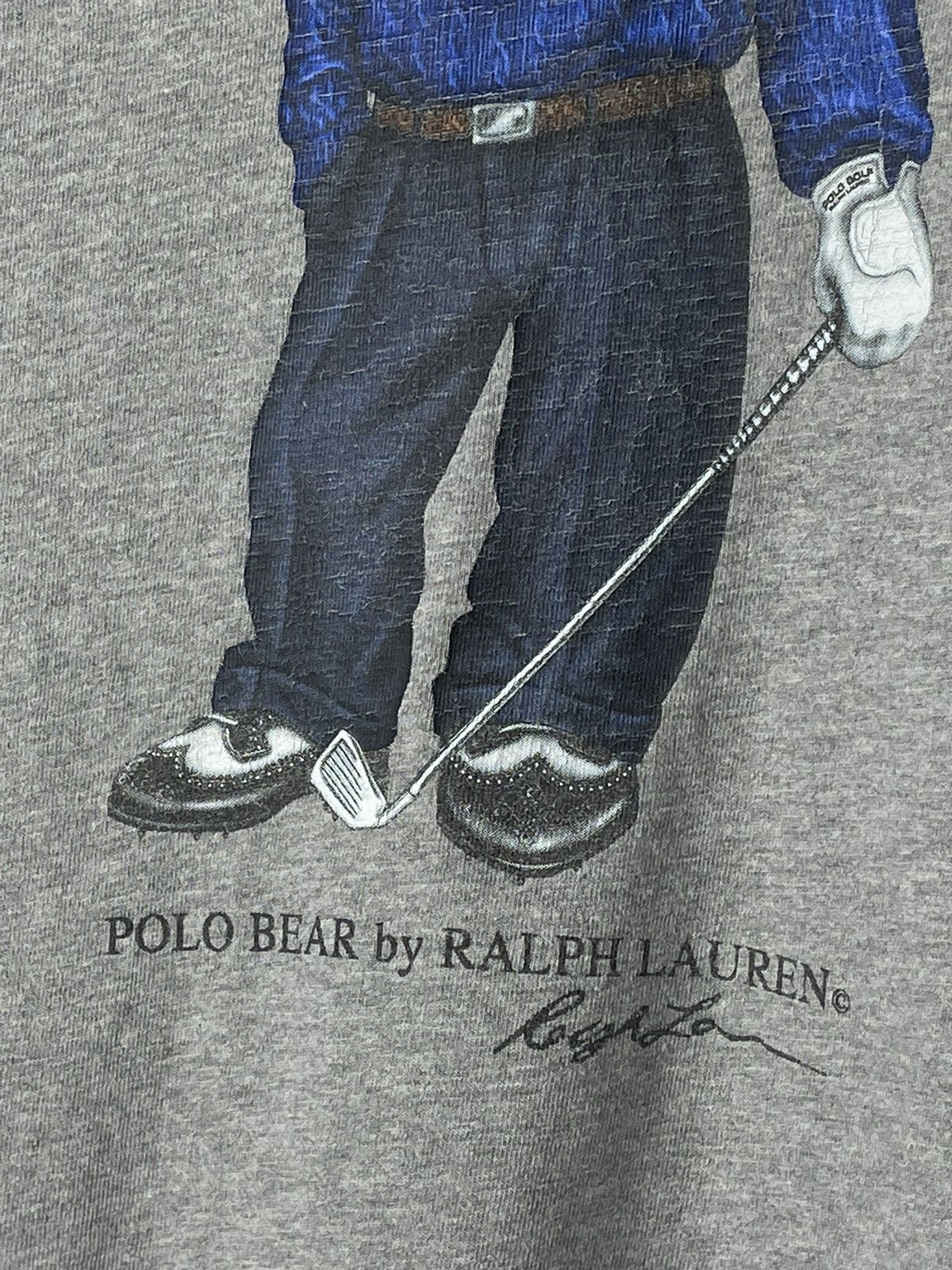 Polo Ralph Lauren × RRL Ralph Lauren × Vintage T-Shirt Polo Bear Golf OG Vintage Size US L / EU 52-54 / 3 - 10 Thumbnail