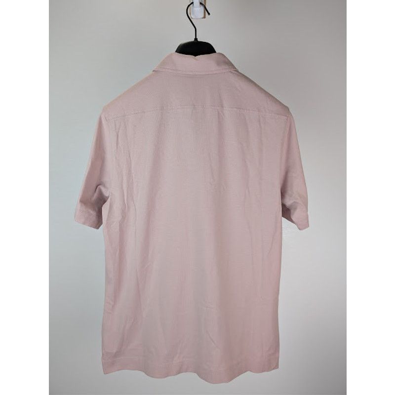 Dries Van Noten o1rshd1 Helder 2600 M.K. Polo Shirt in Pale Pink Size US M / EU 48-50 / 2 - 10 Thumbnail