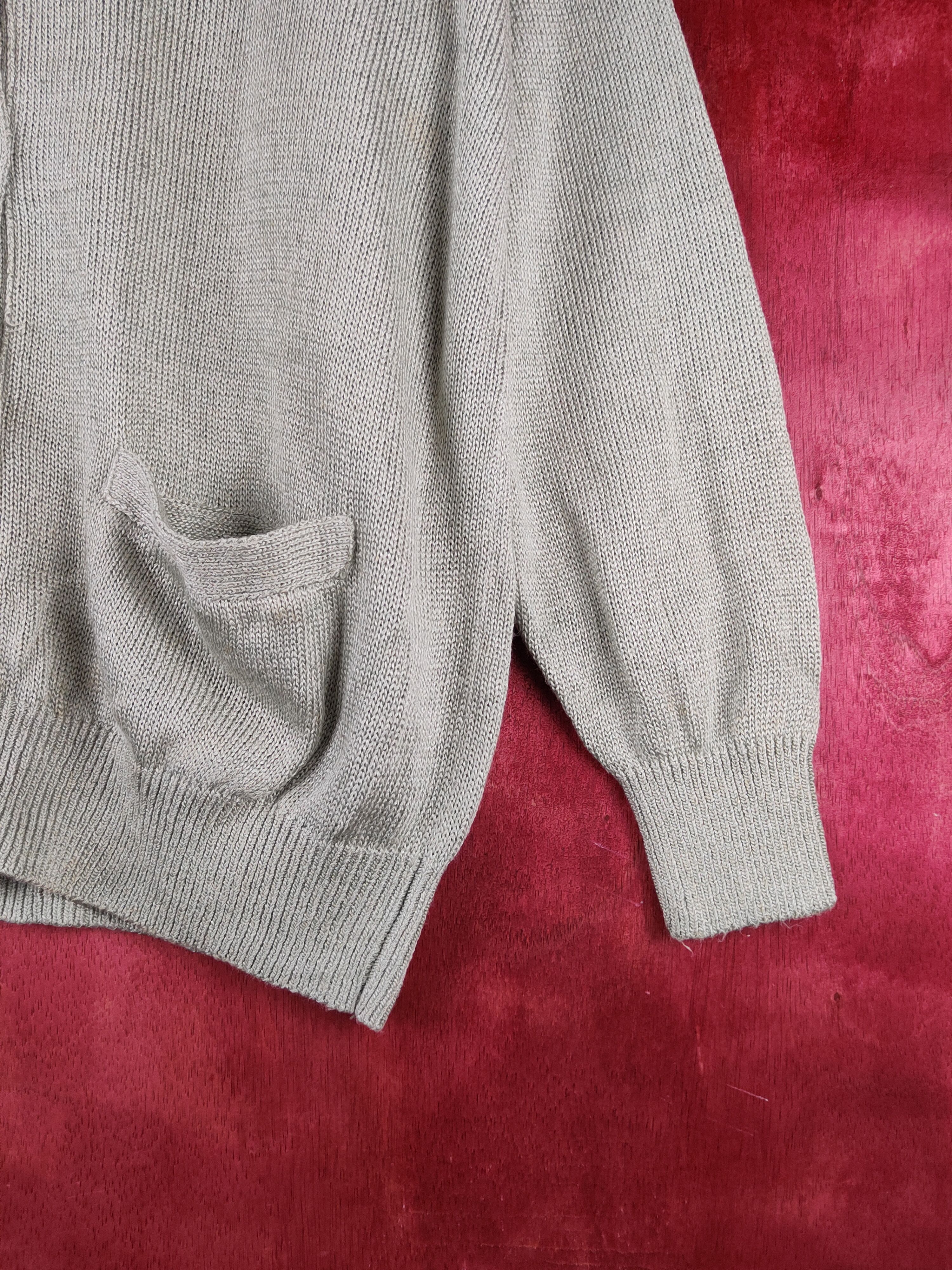 Homespun Knitwear Tina Gibson Light Green Knitwear Cardigan #S2376 Size XL / US 12-14 / IT 48-50 - 6 Thumbnail
