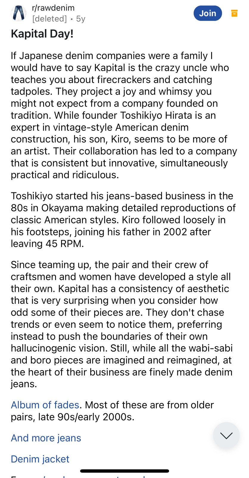 Kapital Vintage Distress Selvedge Toshikiyo Hirata Kapital Jeans Size US 32 / EU 48 - 15 Thumbnail