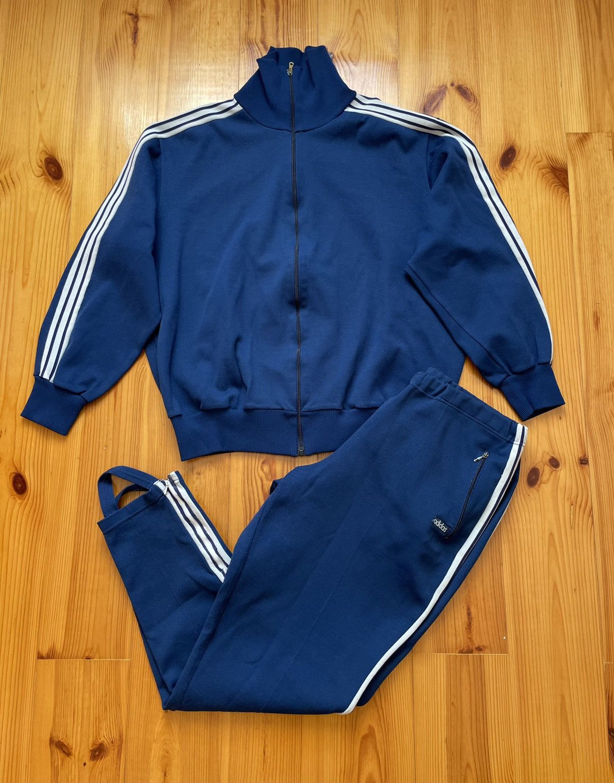 Adidas Vintage 80s Adidas Suit Made in Yugoslavia Jacket + Pants Size US S / EU 44-46 / 1 - 1 Thumbnail