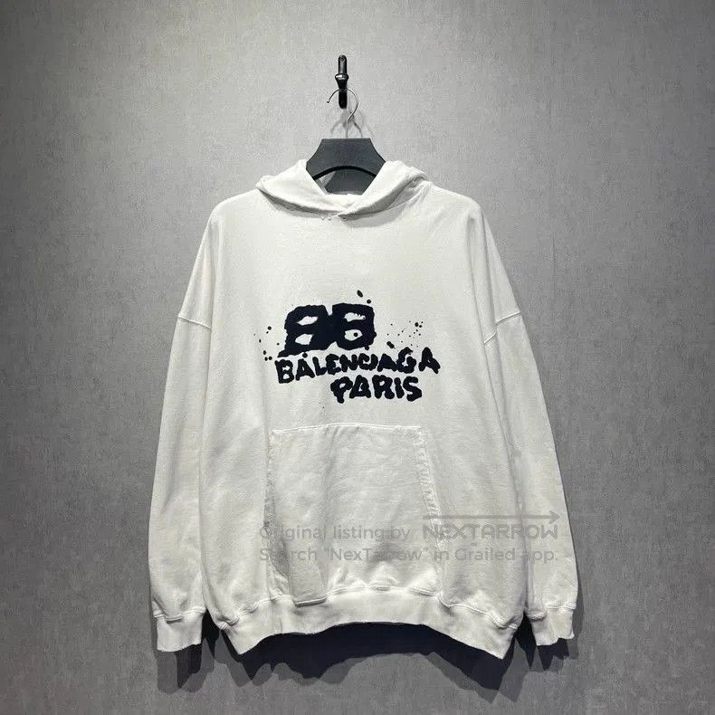 Balenciaga Balenciaga Double B Logo Hoodie. Size US M / EU 48-50 / 2 - 1 Thumbnail