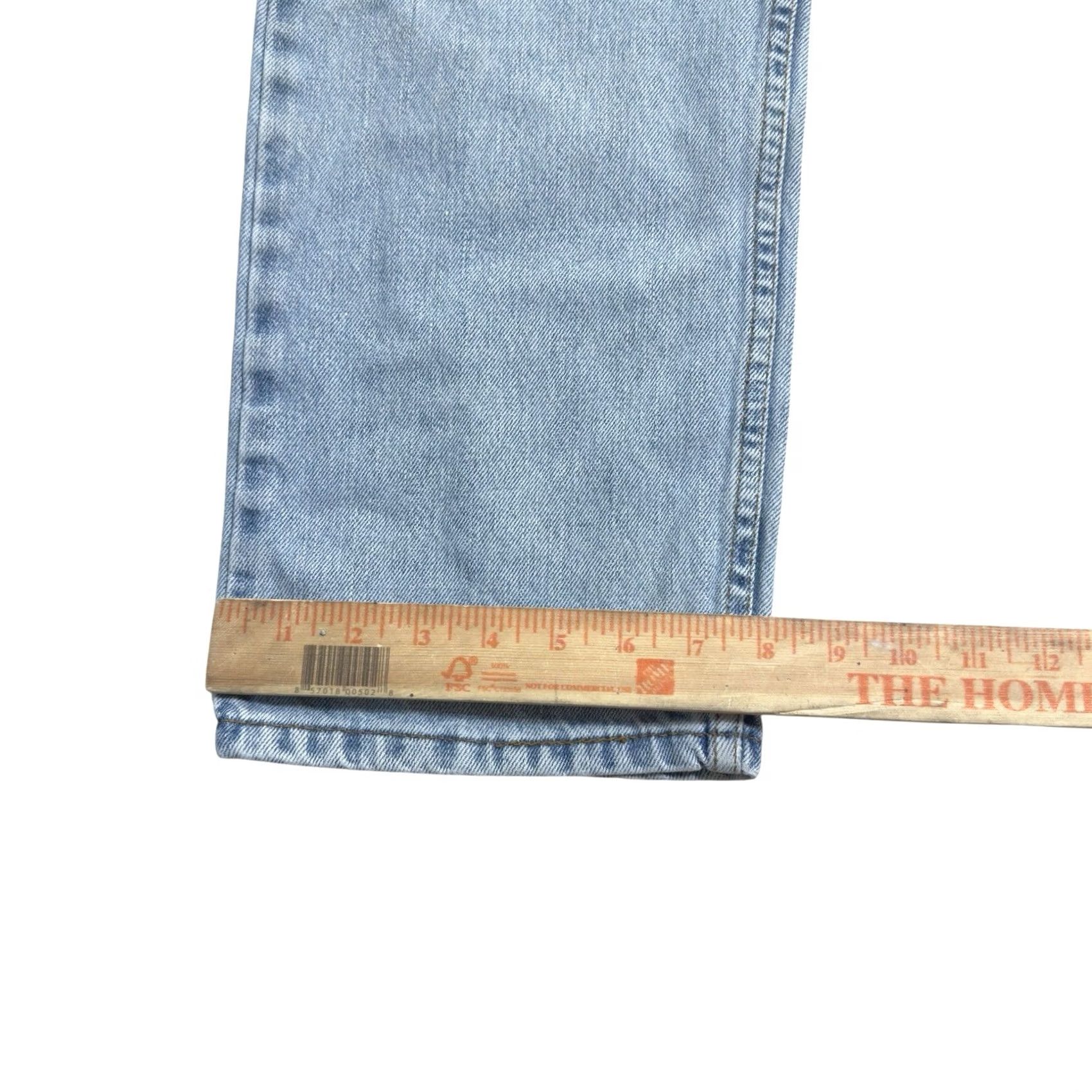 Levi's VINTAGE Levi's 505 Jeans Mens 35x32 Regular Fit Straight Leg 2000s Y2K Blue Size US 35 - 4 Thumbnail