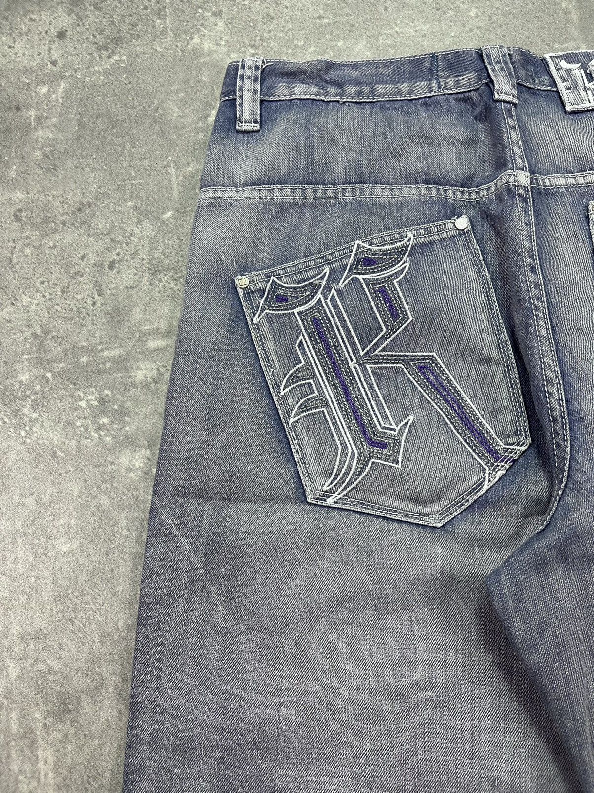 Karl Kani Karl Kani Multilogo Printed Baggy Denim Shorts Jorts 34 Rare Size US 34 / EU 50 - 10 Thumbnail