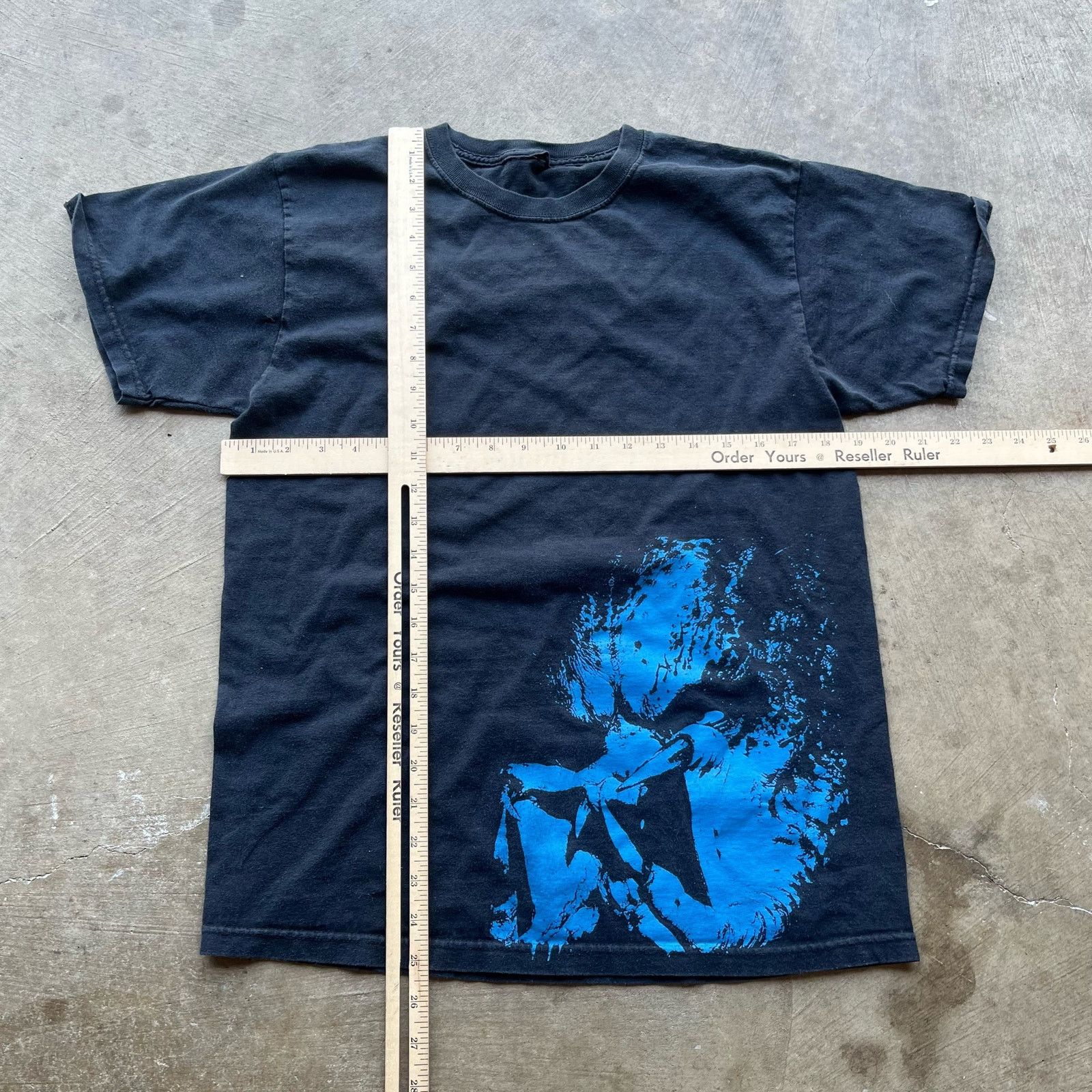 Vintage vintage y2k blue black tee shirt size medium Size US M / EU 48-50 / 2 - 5 Thumbnail