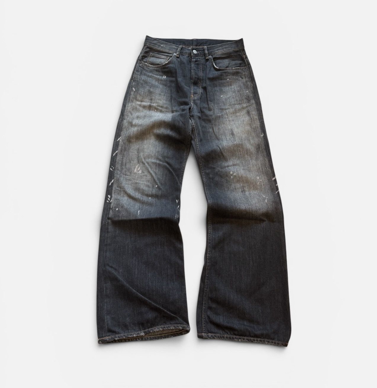 Acne Studios Acne studios 2021M jeans black paint splatter w30L32 Size US 30 / EU 46 - 1 Thumbnail