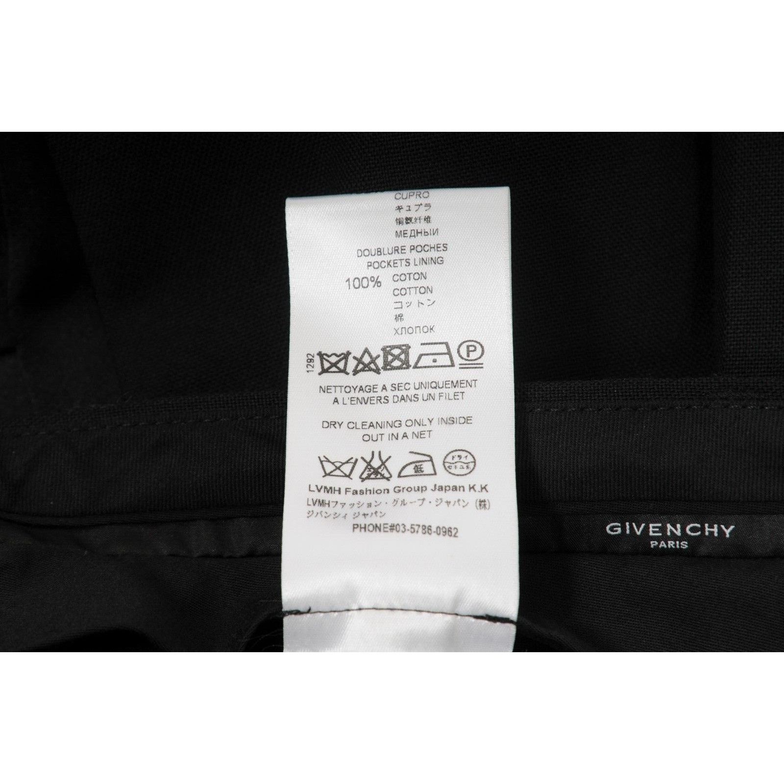Givenchy Pleated Shorts Black Wool Blend Size US 34 / EU 50 - 6 Thumbnail