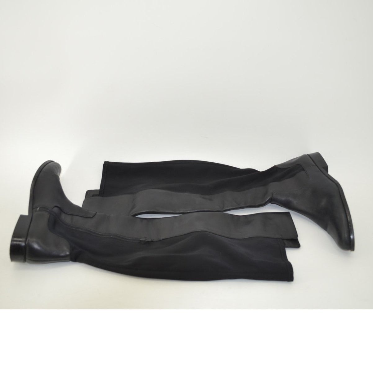 Clarks Clarks Caddy Belle Knee High Boot Leather Black Minimalist 7 Size US 7 / IT 37 - 11 Thumbnail