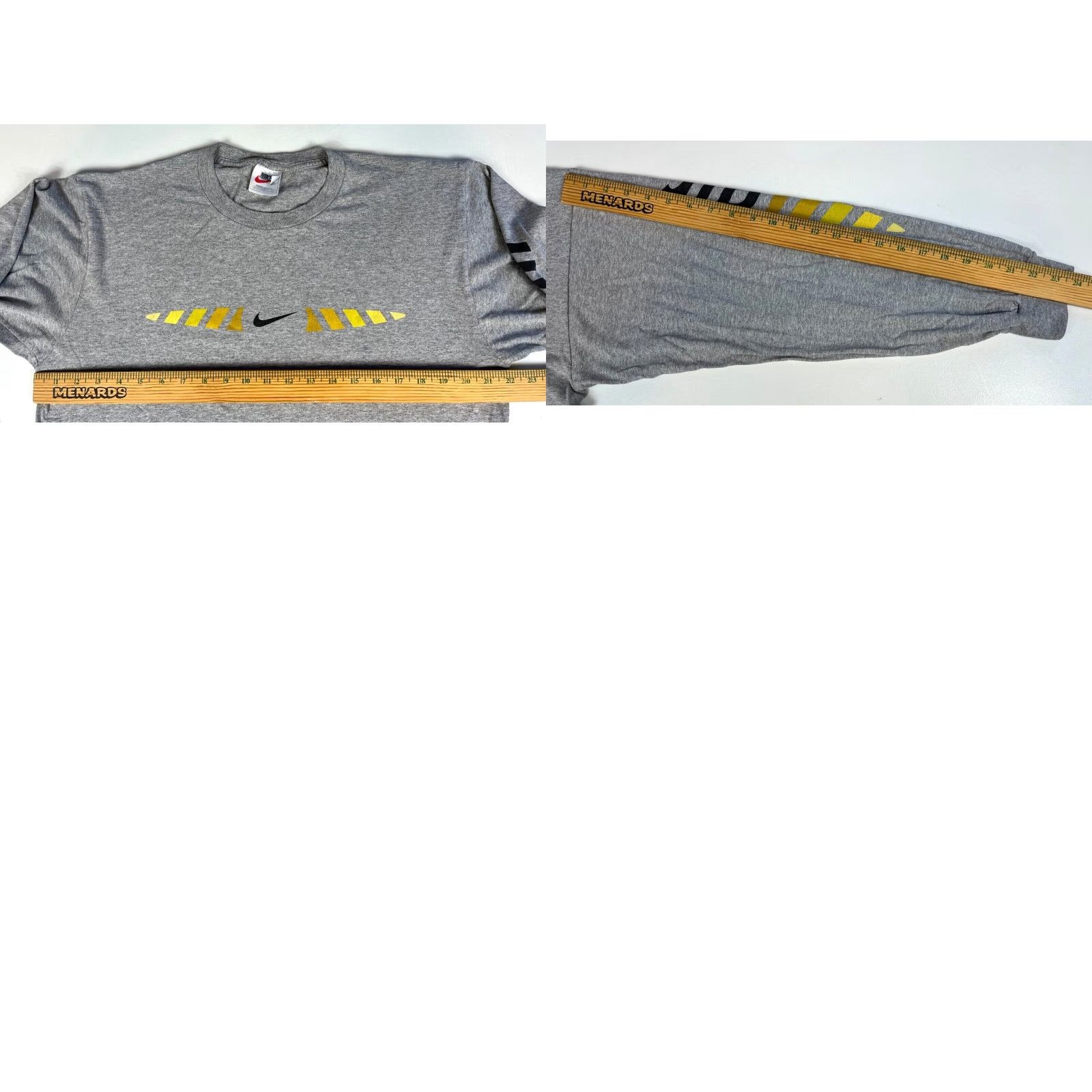 Nike VINTAGE Nike Air Long Sleeve T-Shirt Men’s 90s Made in USA Sz M Gray 90s Logo Crew Neck Pullover Cotton Blend Size M Size US M / EU 48-50 / 2 - 9 Thumbnail