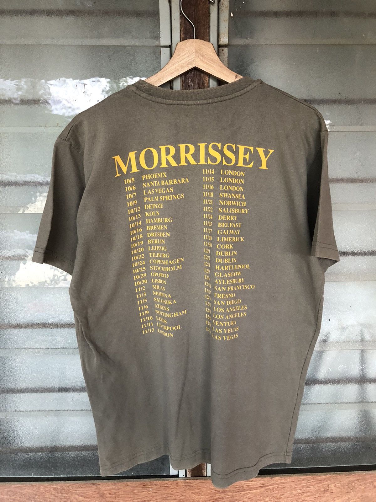 Morrissey Vintage 90's Morrissey Tour Band Tee Size US M / EU 48-50 / 2 - 9 Thumbnail
