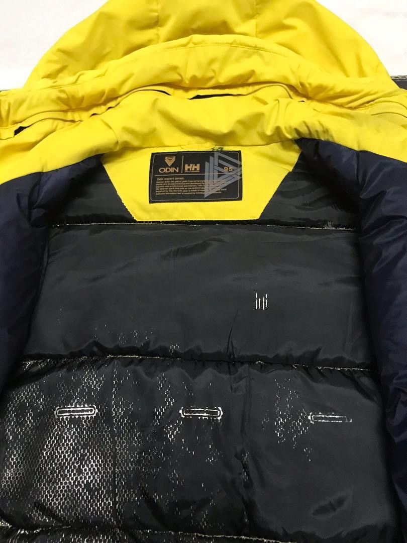 Helly Hansen × Vintage STEAL💥Helly Hansen Duck Down Yellow Puffer Jacket Size US M / EU 48-50 / 2 - 5 Thumbnail