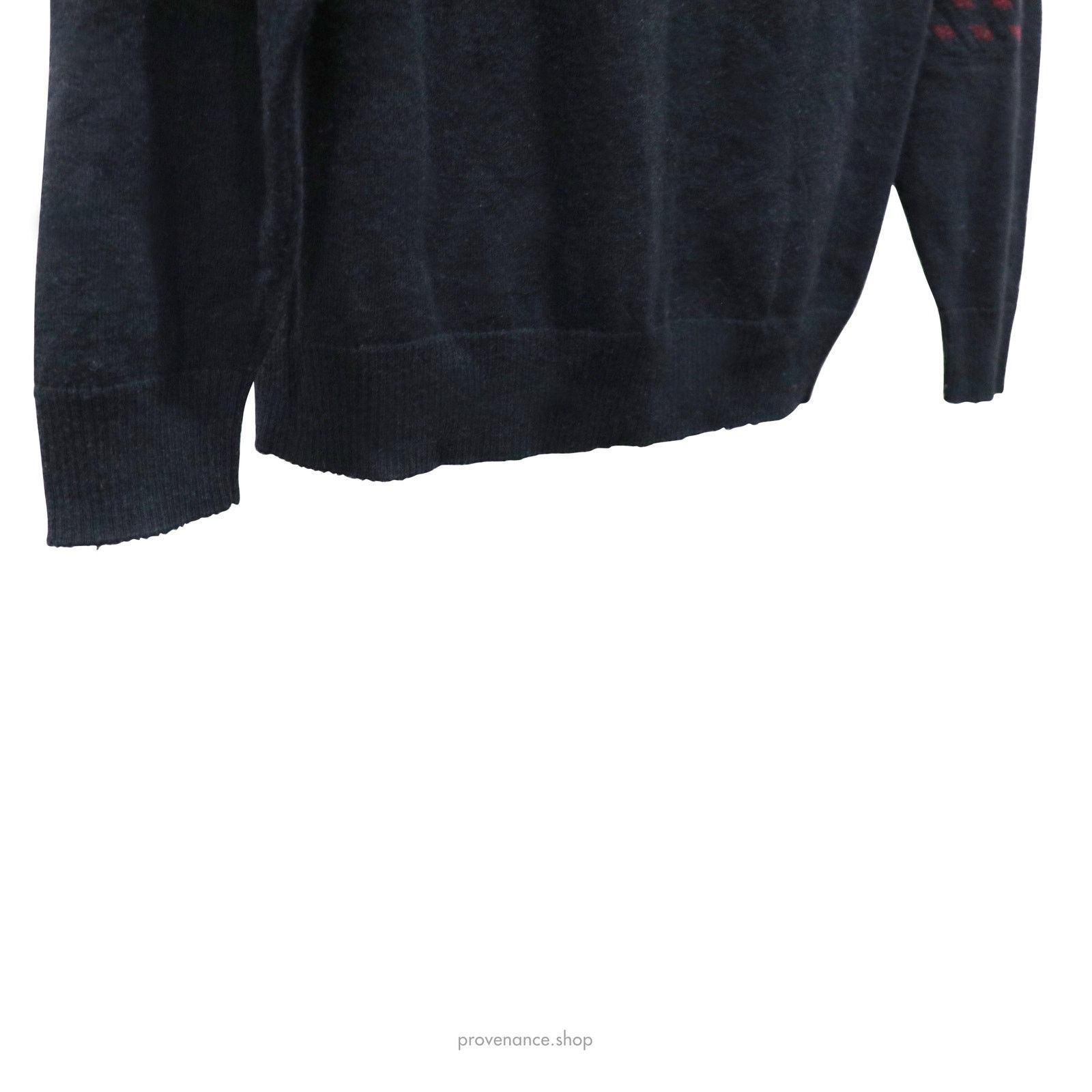 Paul & Shark 🔴 Yachting Quarter-Zip Wool Sweater - Black Size US L / EU 52-54 / 3 - 8 Thumbnail