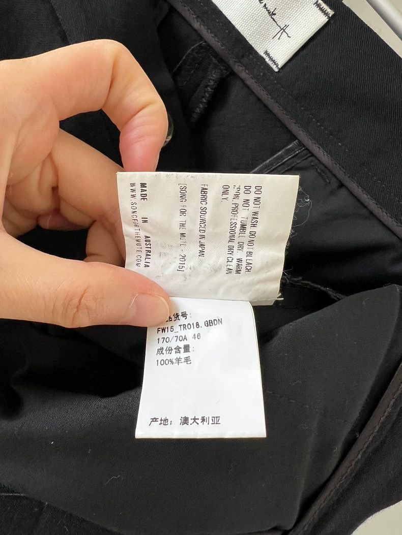 Song For The Mute Song For The Mute full wool pleated dress pant Size US 30 / EU 46 - 9 Thumbnail