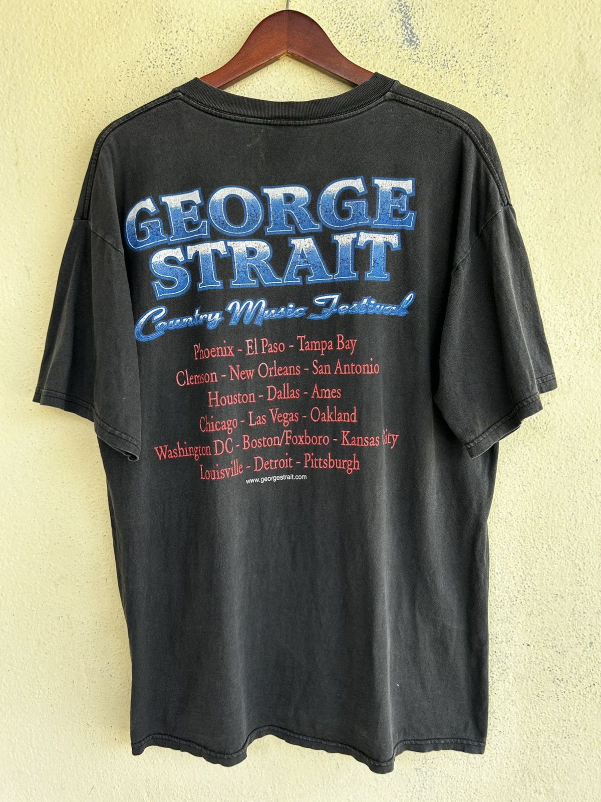 Band Tees Vintage Tultex George Strait Country Music Festival Size US XL / EU 56 / 4 - 2 Thumbnail