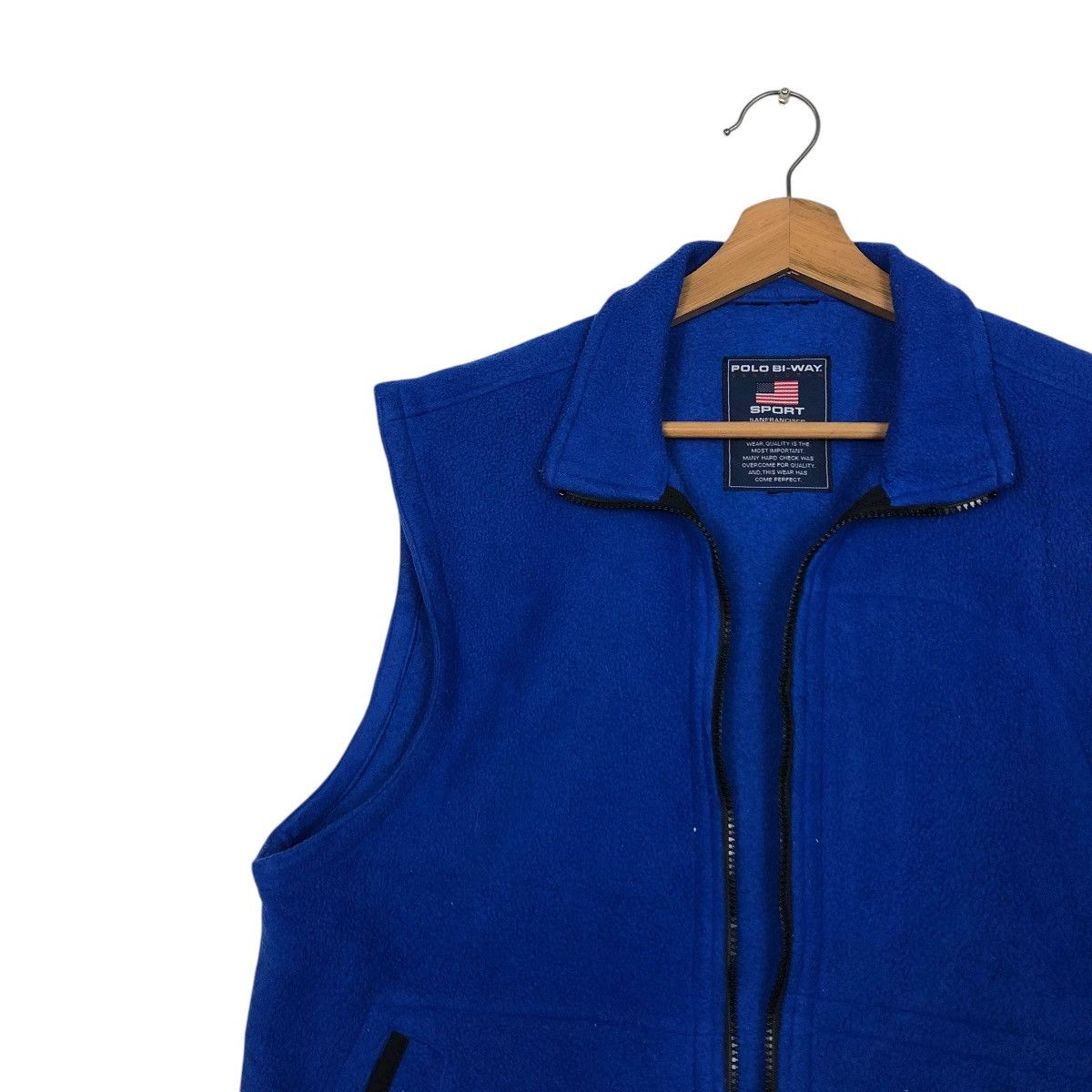 Japanese Brand 🔥VINTAGE FLEECE VEST JACKET SPORTSWEAR POLO BI-WAY Size US M / EU 48-50 / 2 - 9 Thumbnail