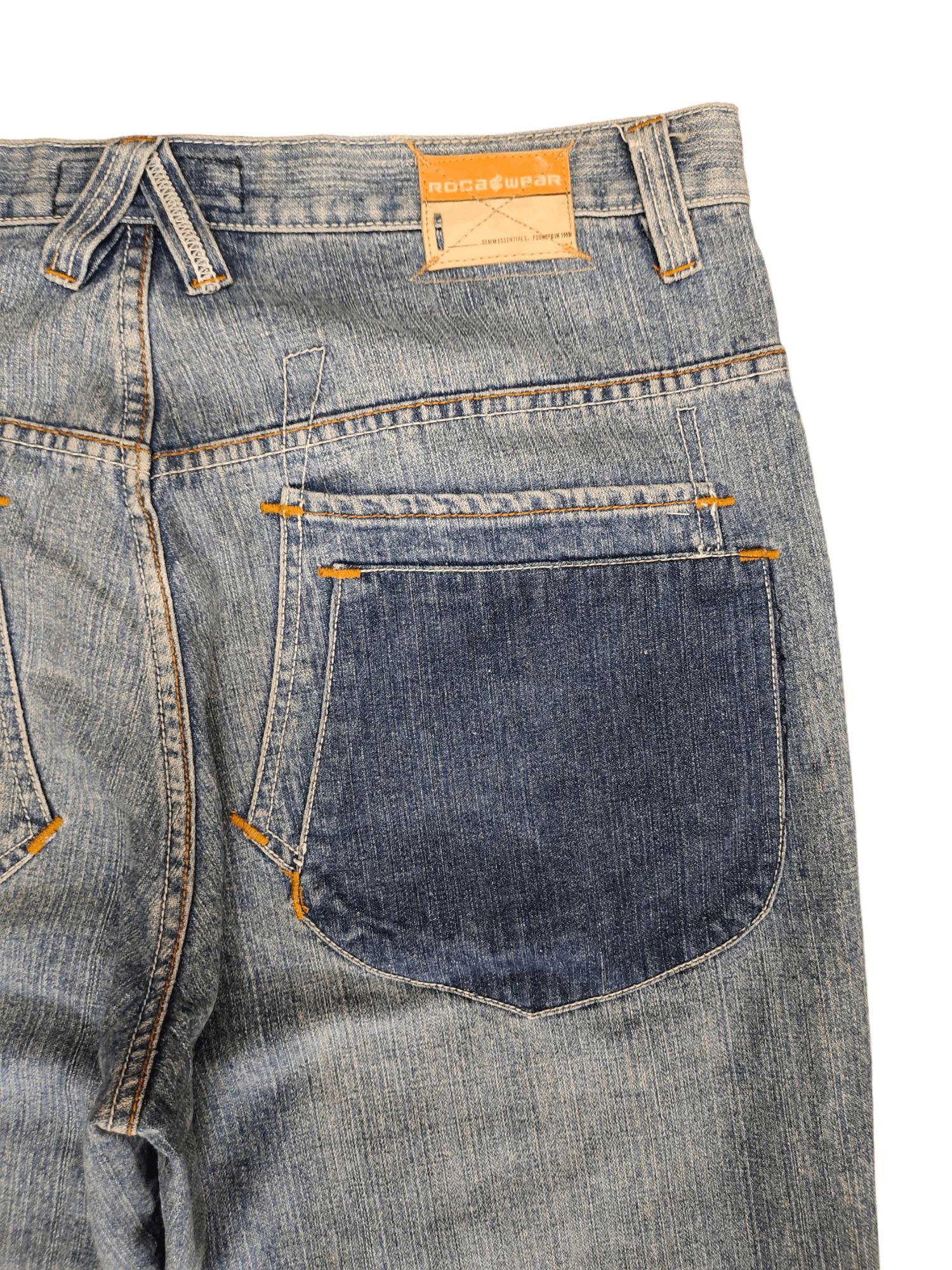 Rocawear Baggy Jeans Rocawear Patches Denim Wide Loose Y2k Jnco Size US 40 / EU 56 - 9 Thumbnail