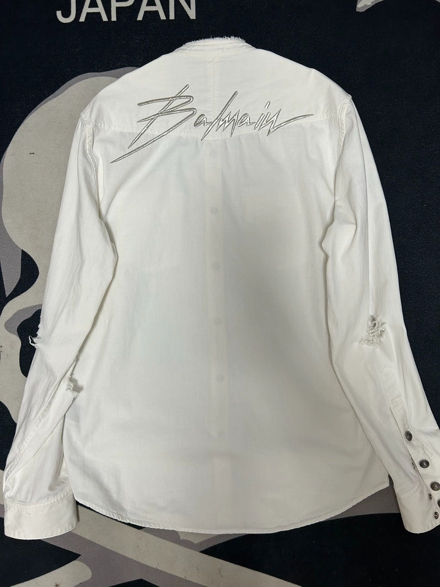 Balmain Balmain Denim shirt coat Size US L / EU 52-54 / 3 - 1 Thumbnail