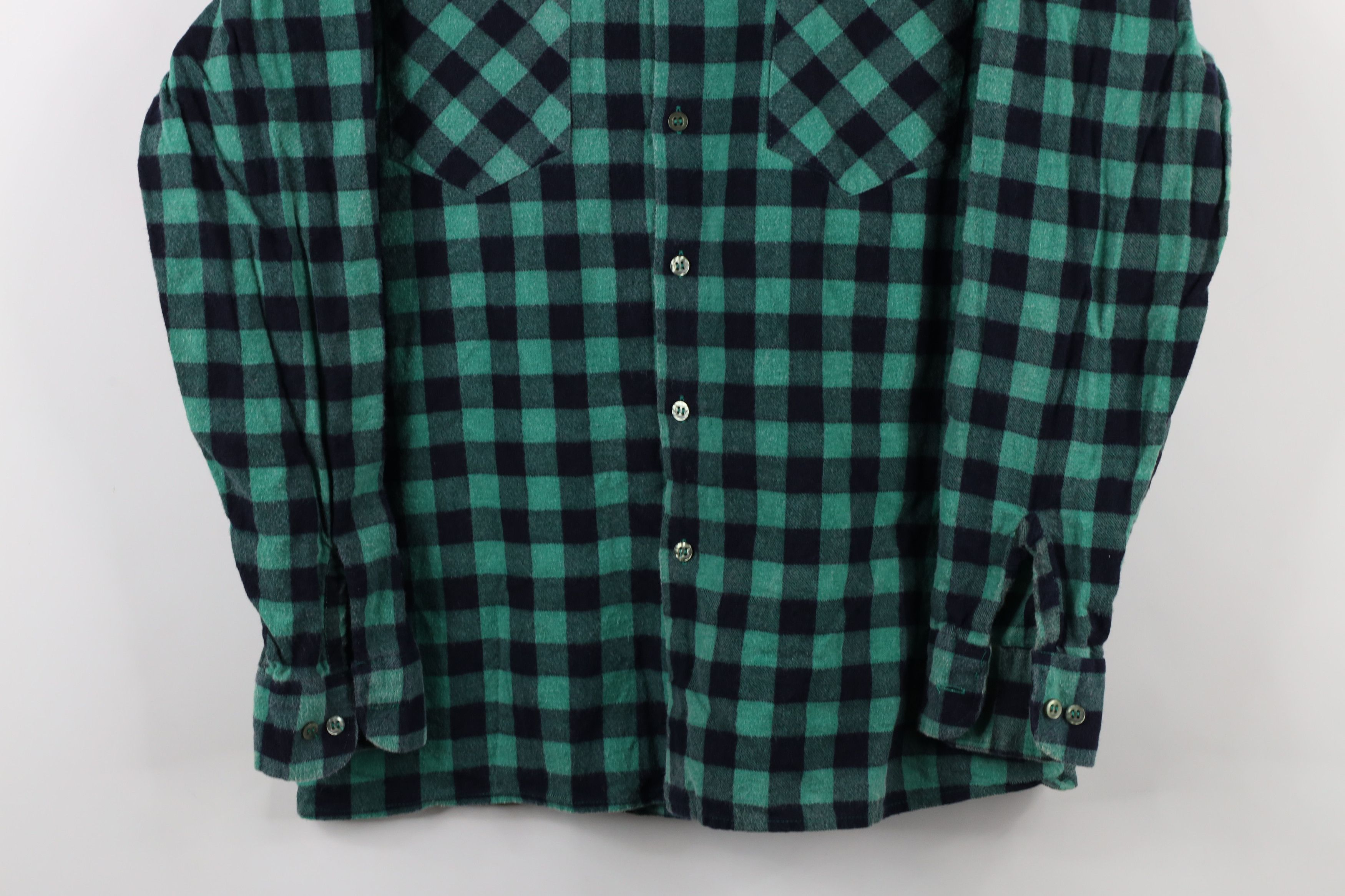 Vintage Vintage 90s Streetwear Flannel Collared Button Shirt Plaid Size US M / EU 48-50 / 2 - 3 Thumbnail