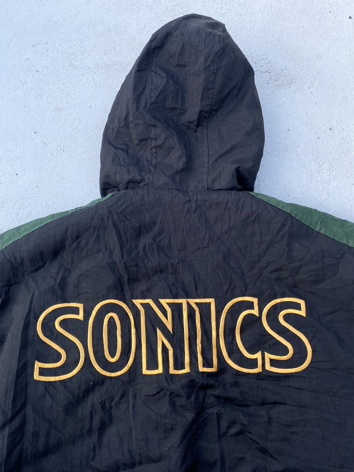 NBA × Pro Player × Vintage Vintage 90s Pro Player NBA Sonics Jacket Size US XXS / EU 40 - 5 Thumbnail