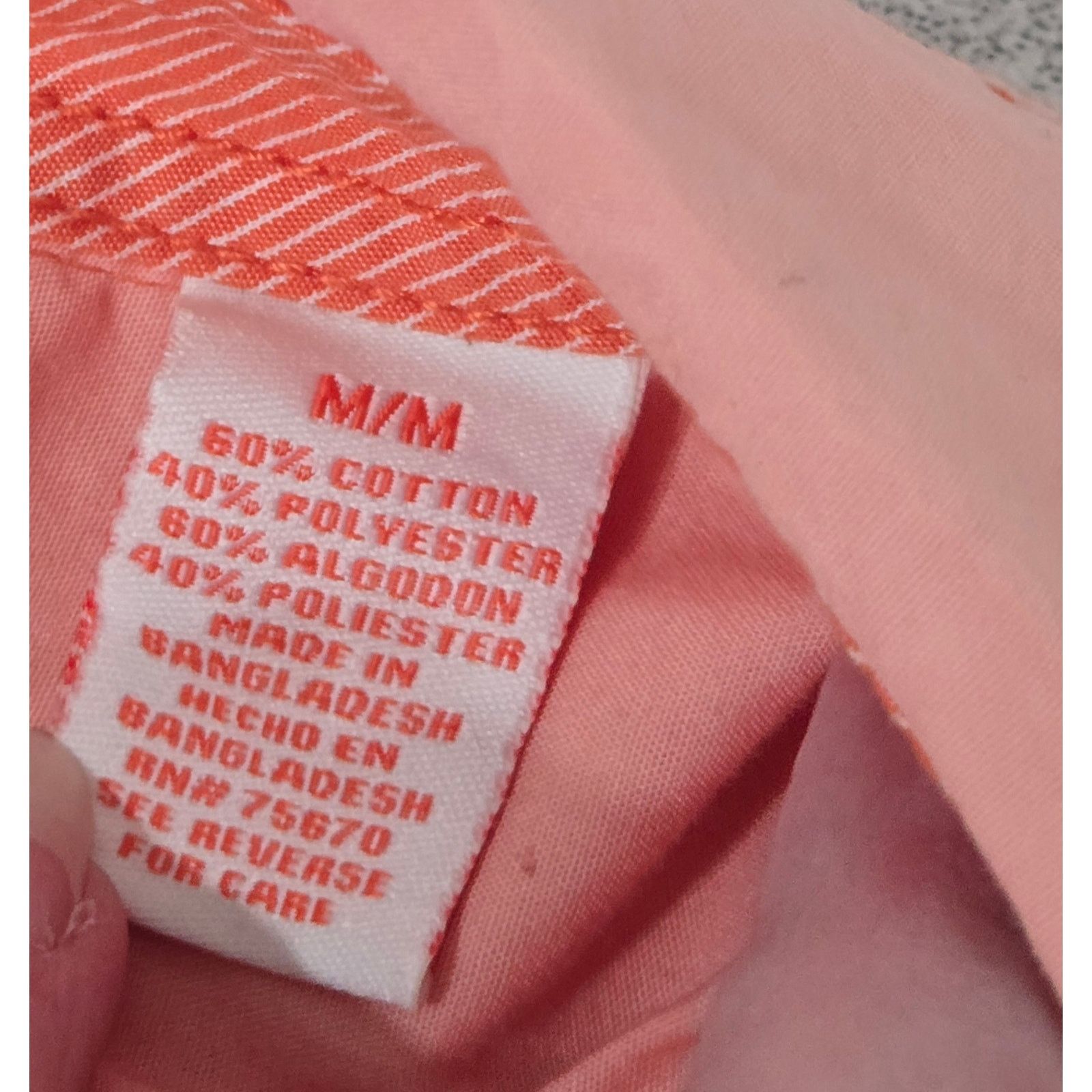Other Michael Brandon Bright Orange Button Up Men's Shirt Medium Size US M / EU 48-50 / 2 - 5 Thumbnail