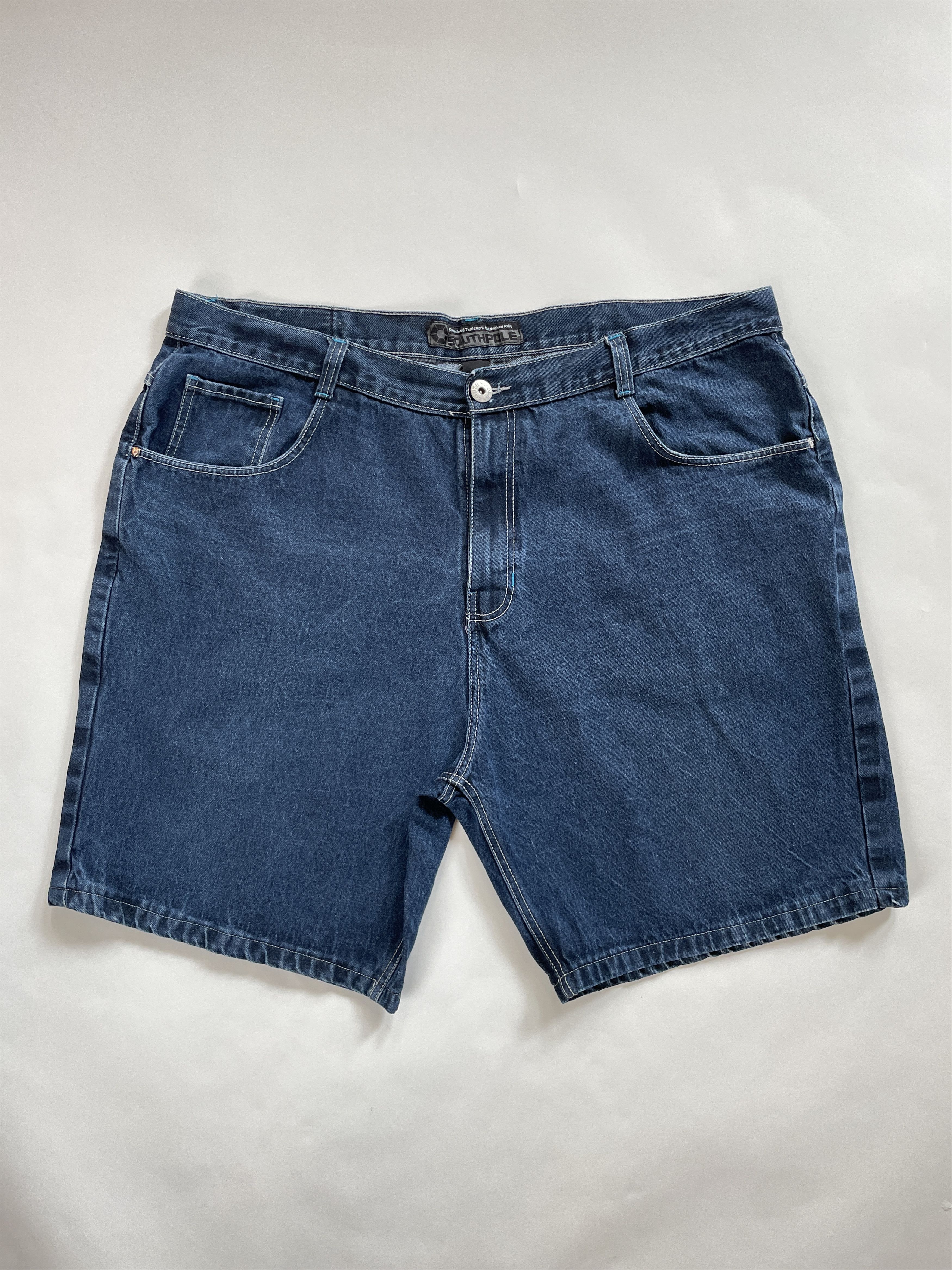 Southpole 2000s Southpole Baggy Faded Jeans Shorts Jorts Size US 44 / EU 60 - 3 Thumbnail