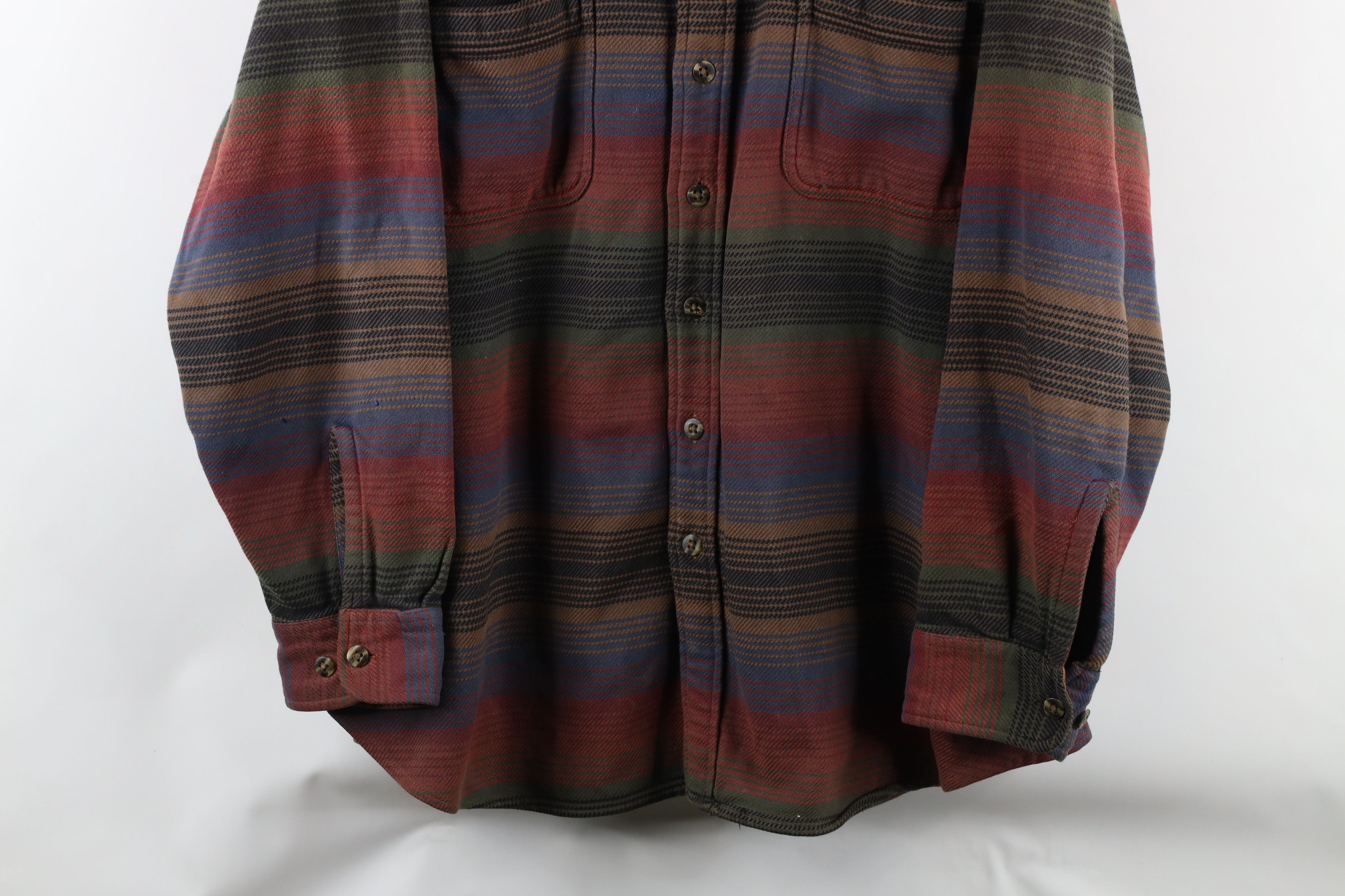 Vintage Vintage 90s Streetwear Heavyweight Flannel Button Shirt Size US XXL / EU 58 / 5 - 3 Thumbnail