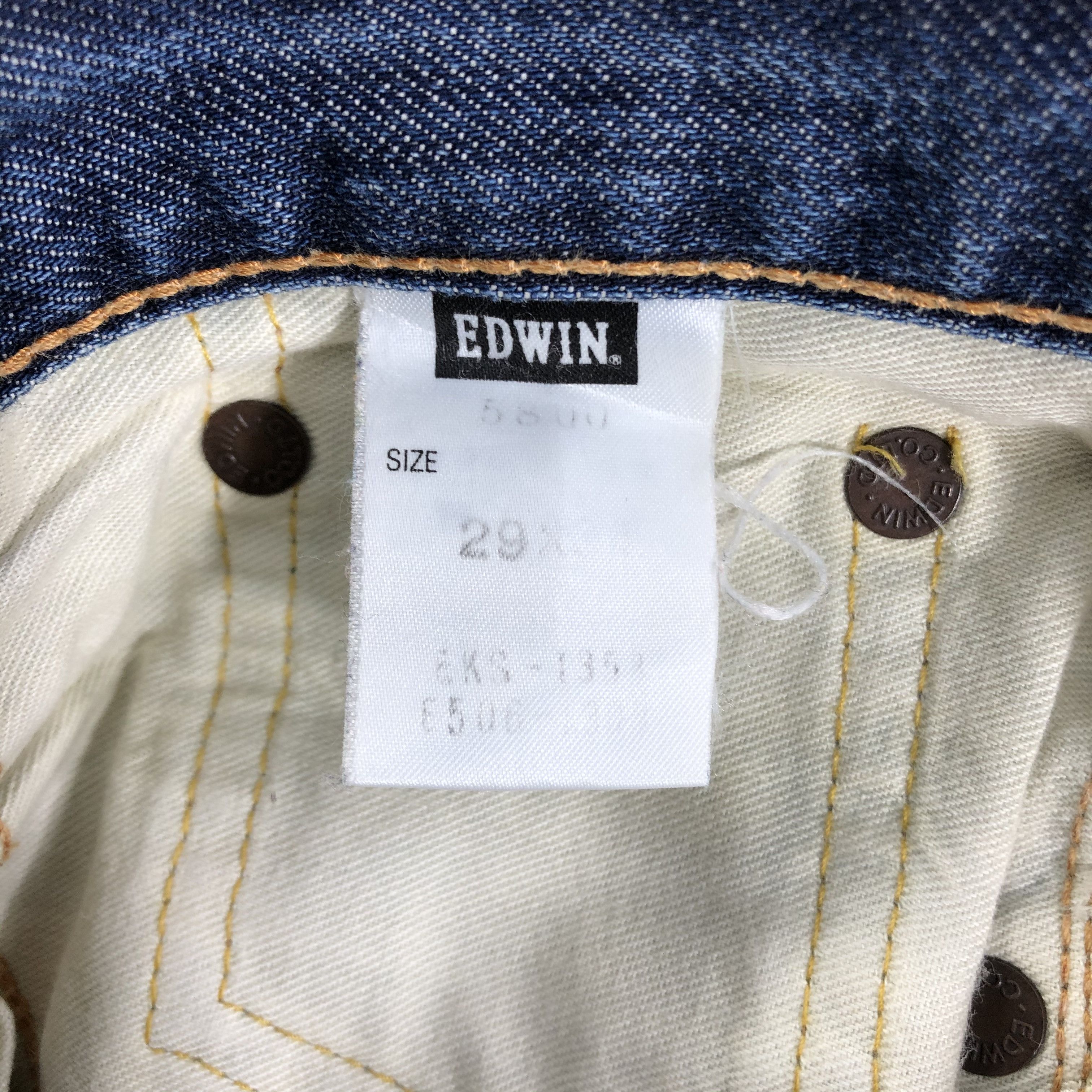Edwin Vintage Edwin Jeans Faded Blue Flare Denim KJ1498 Size US 27 - 11 Thumbnail