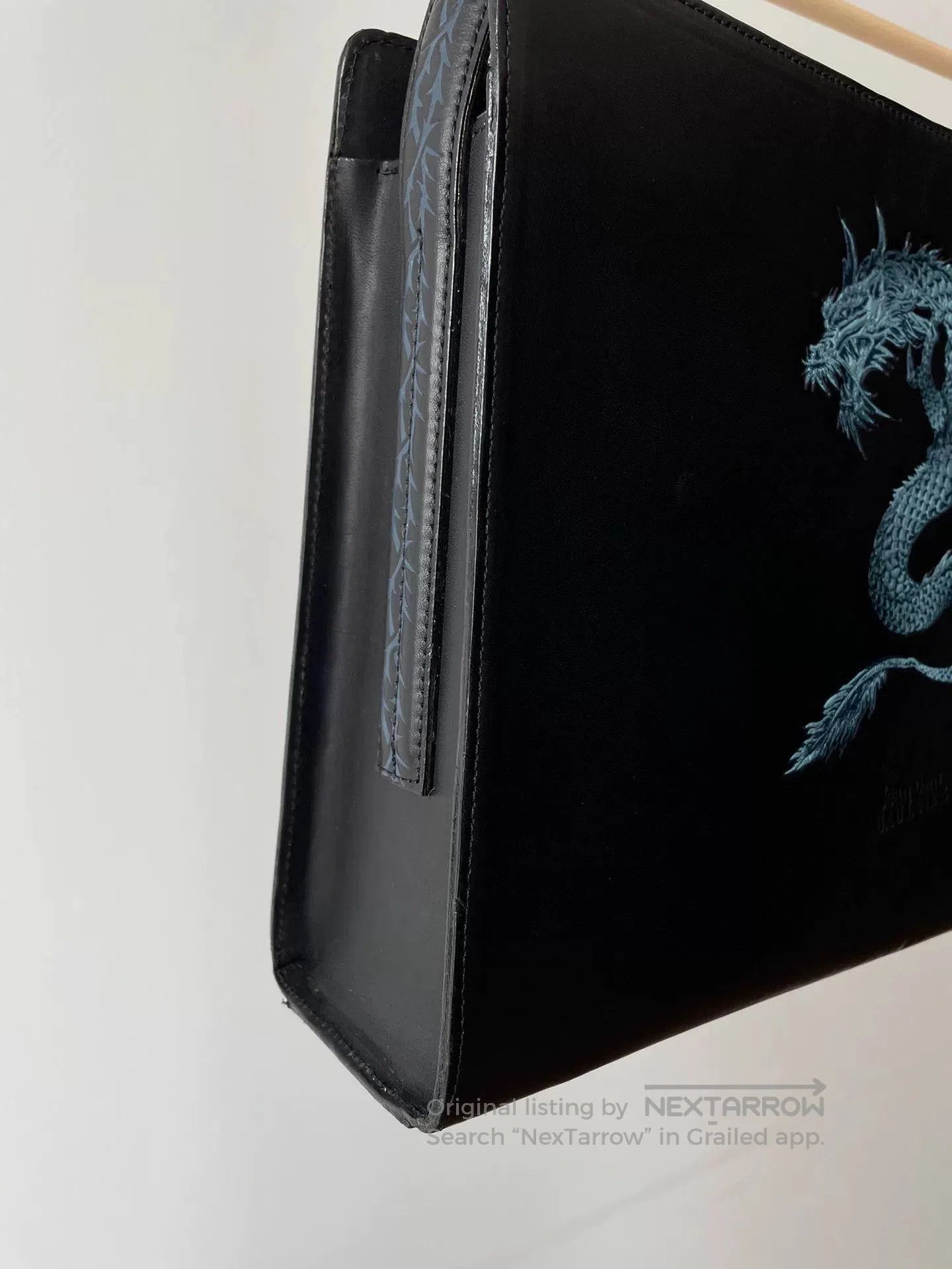 Jean Paul Gaultier Jean Paul Gaultier JPG Blue Dragon Thorn Shoulder Bag. Size ONE SIZE - 3 Thumbnail
