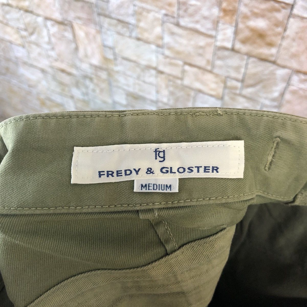 Japanese Brand Fredy & Gloster Green Casual cargo Pants #A1139 Size US 30 / EU 46 - 16 Thumbnail