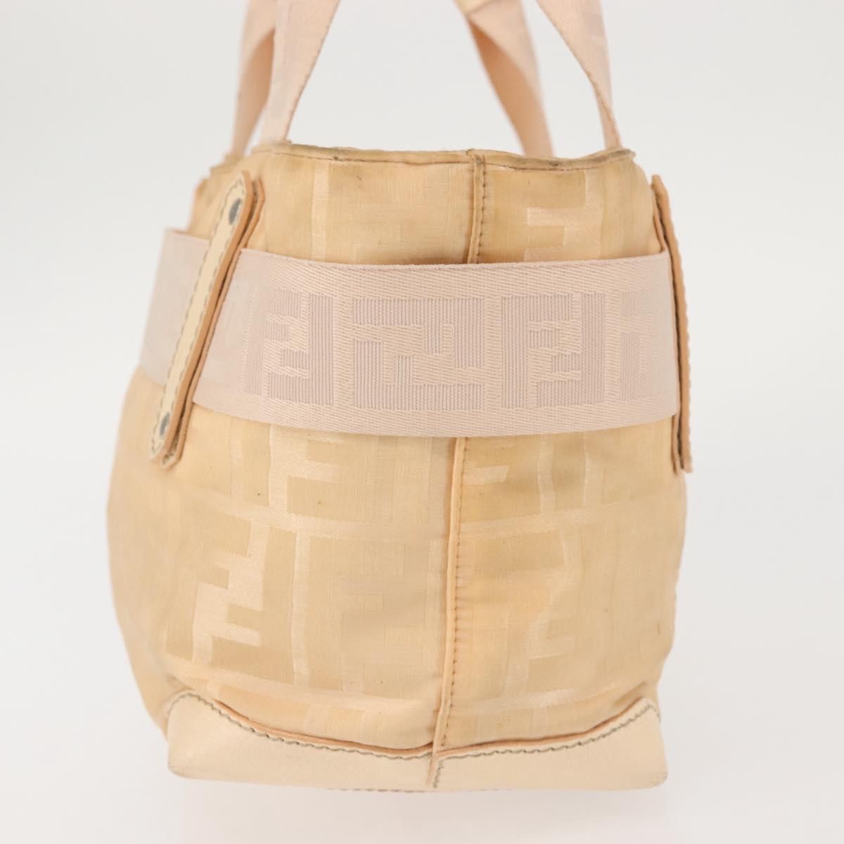 Fendi FENDI Zucca Canvas Hand Bag Beige Size ONE SIZE - 5 Thumbnail