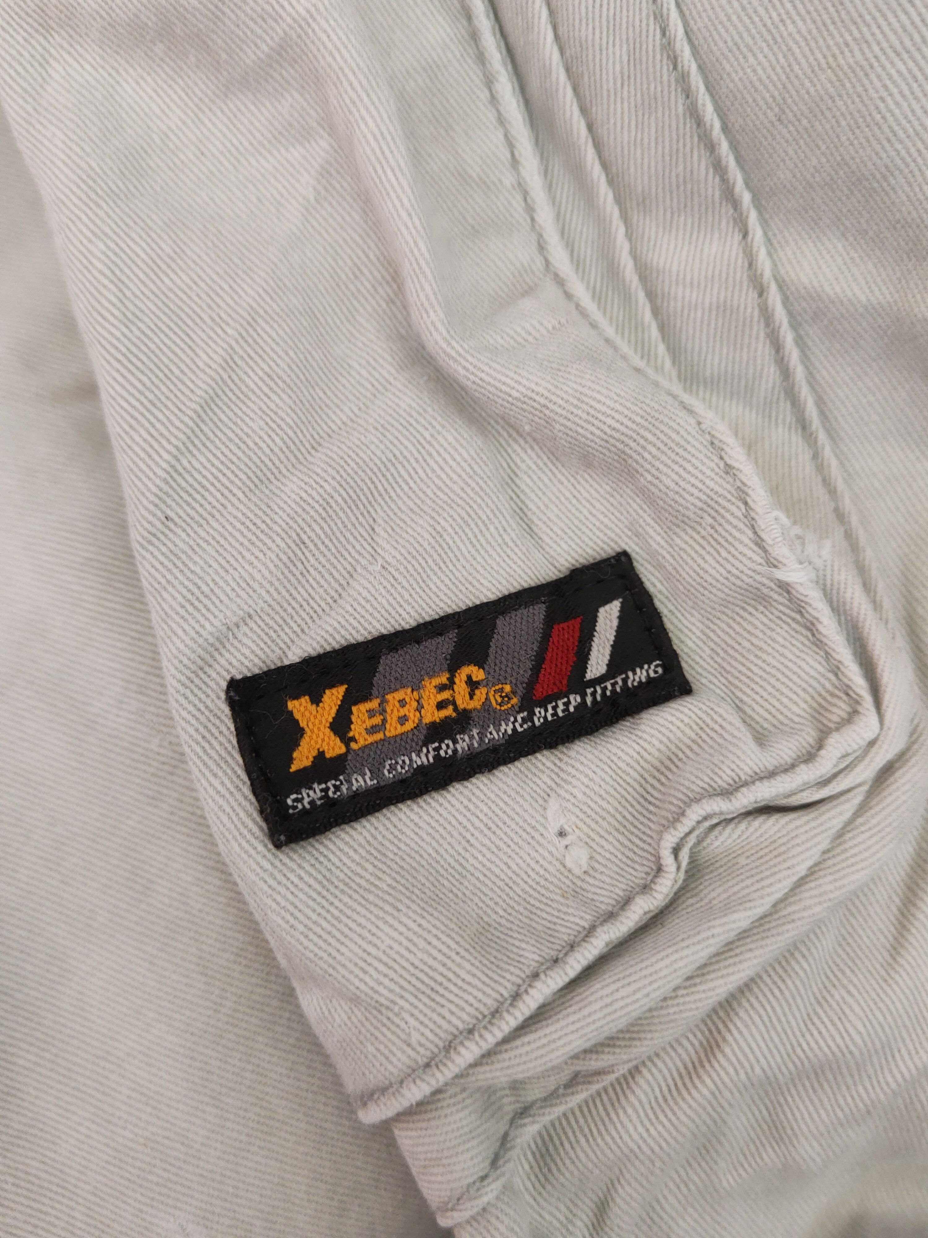 Japanese Brand Xebec Light Gray Multipocket Tactical Cargo Pants #S1750 Size US 31 - 19 Thumbnail