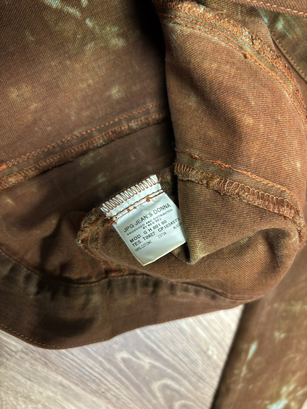 Jean Paul Gaultier × Vintage Jean Paul Gaultier Denim Flame Jacket Size US S / EU 44-46 / 1 - 5 Thumbnail
