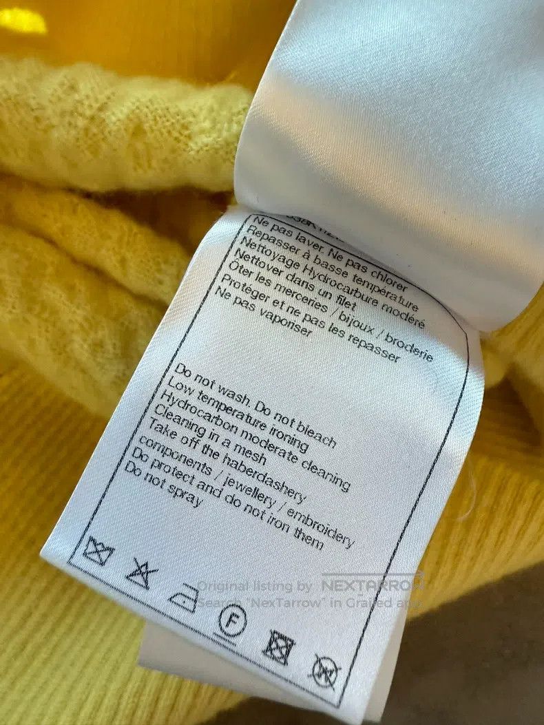 Chanel Chanel 24a detachable sleeve collar yellow cashmere cardig Size XXS / US 00 / IT 34 - 6 Thumbnail