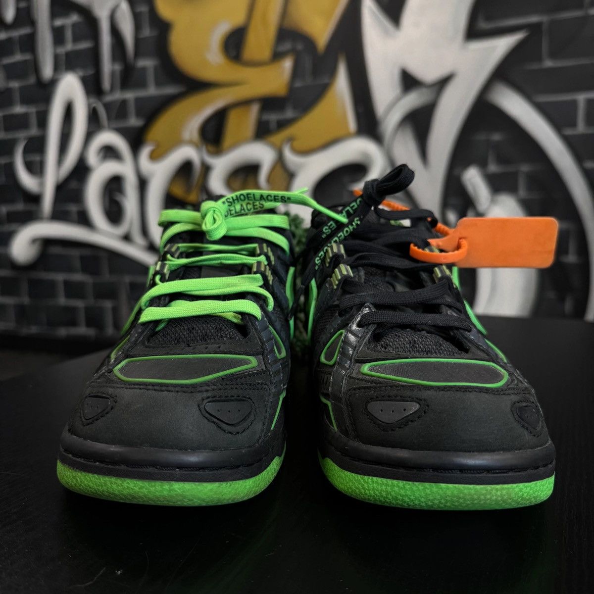 Nike × Off-White Nike Dunk Off White Rubber Green Size US 8.5 / EU 41-42 - 2 Thumbnail