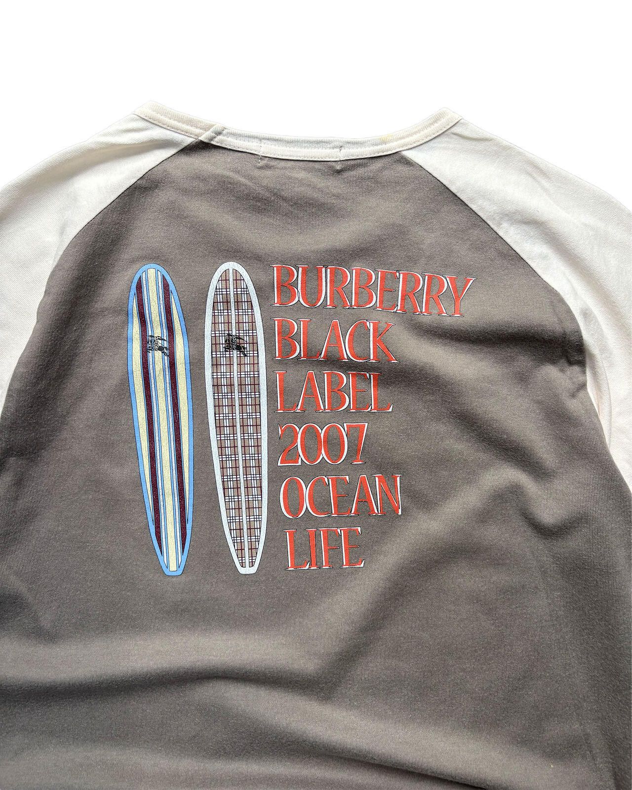 Burberry Burberry Black Label Ocean Life Raglan Tee Grey Small Size US S / EU 44-46 / 1 - 2 Thumbnail