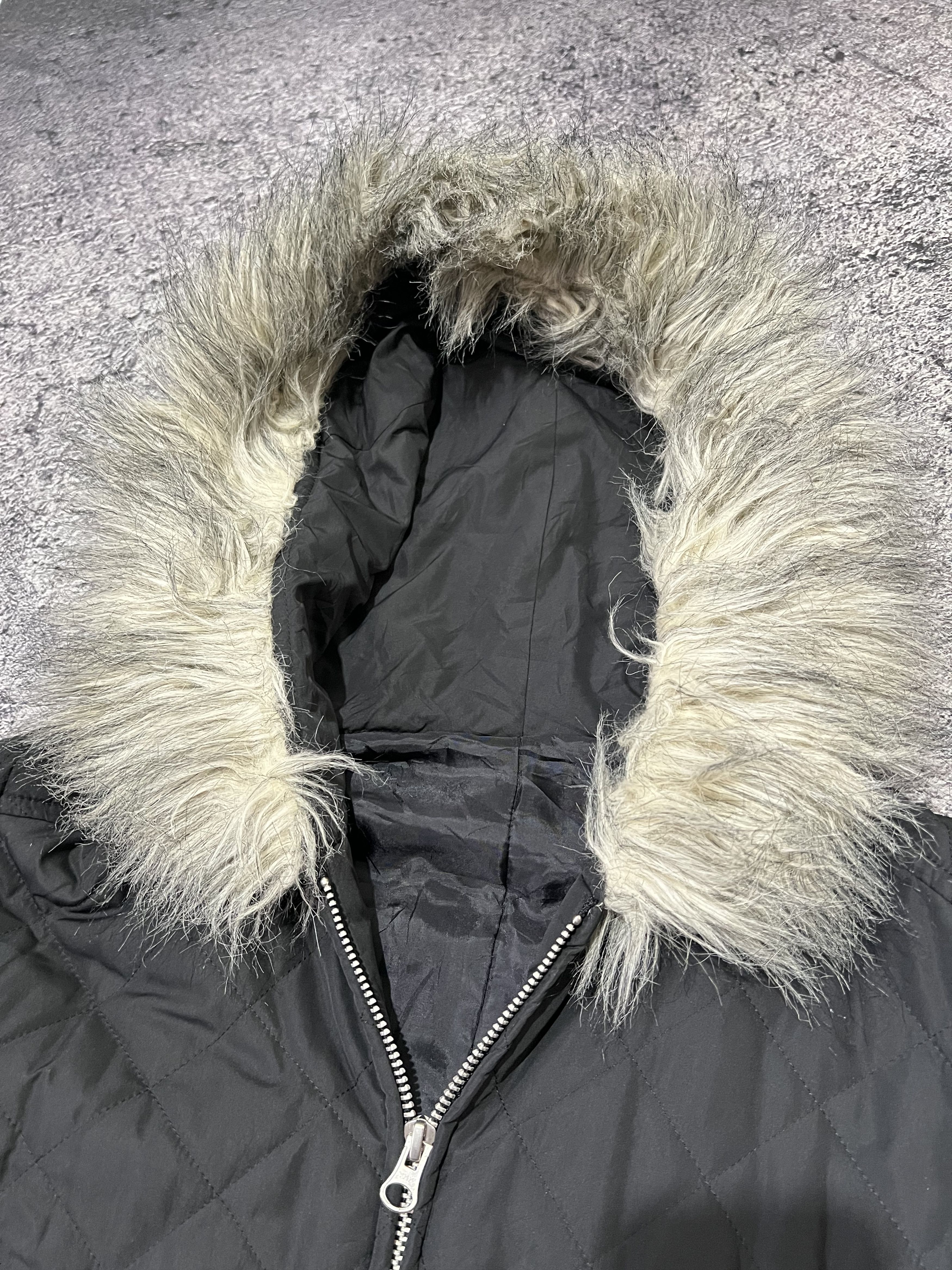 Japanese Brand 2000s Archival Japan Fur Quilted Punk Hodded y2k Lgb Ifsix Size US M / EU 48-50 / 2 - 3 Thumbnail