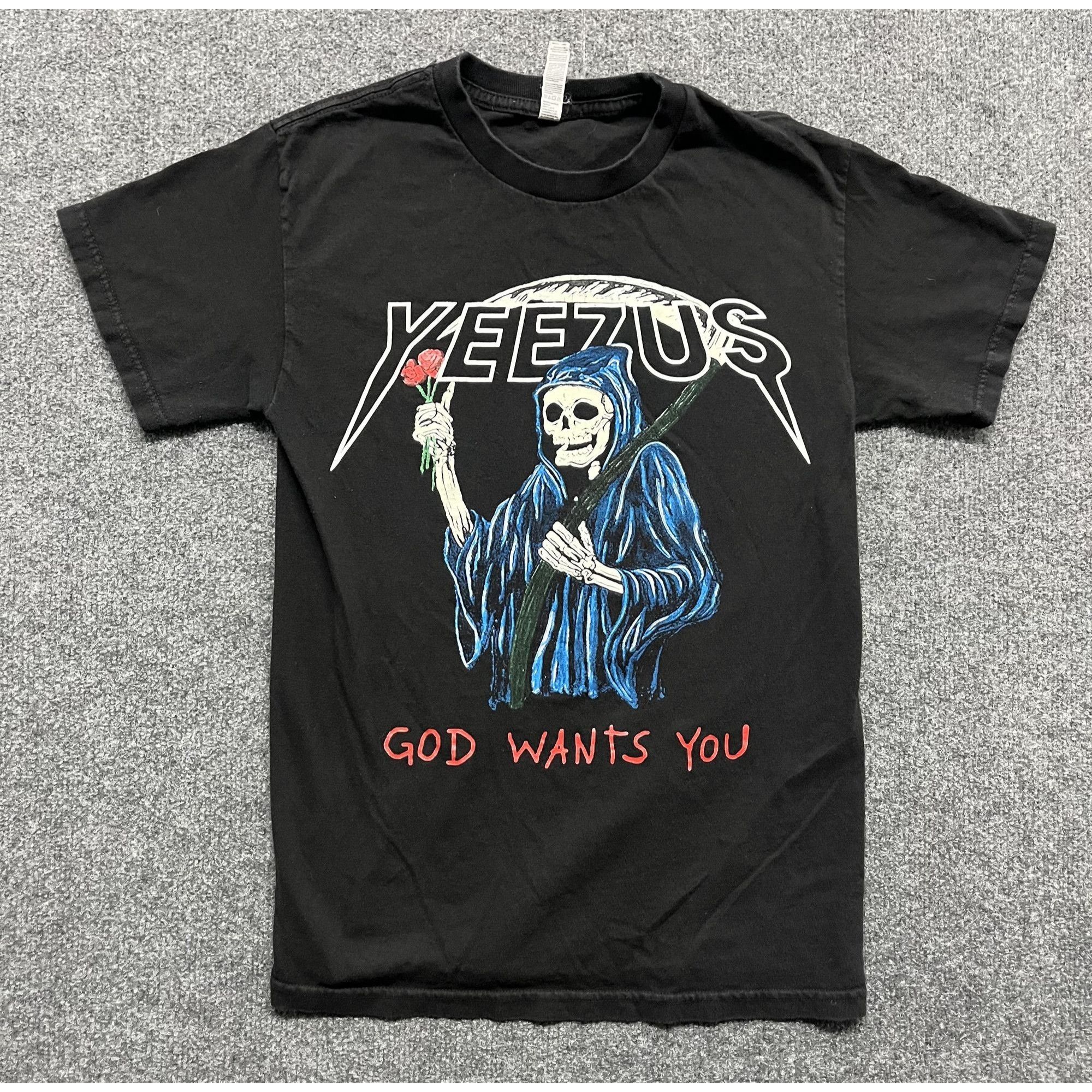 Gildan kanye west t shirt size small yeezus god wants you tour crew Size US S / EU 44-46 / 1 - 1 Thumbnail