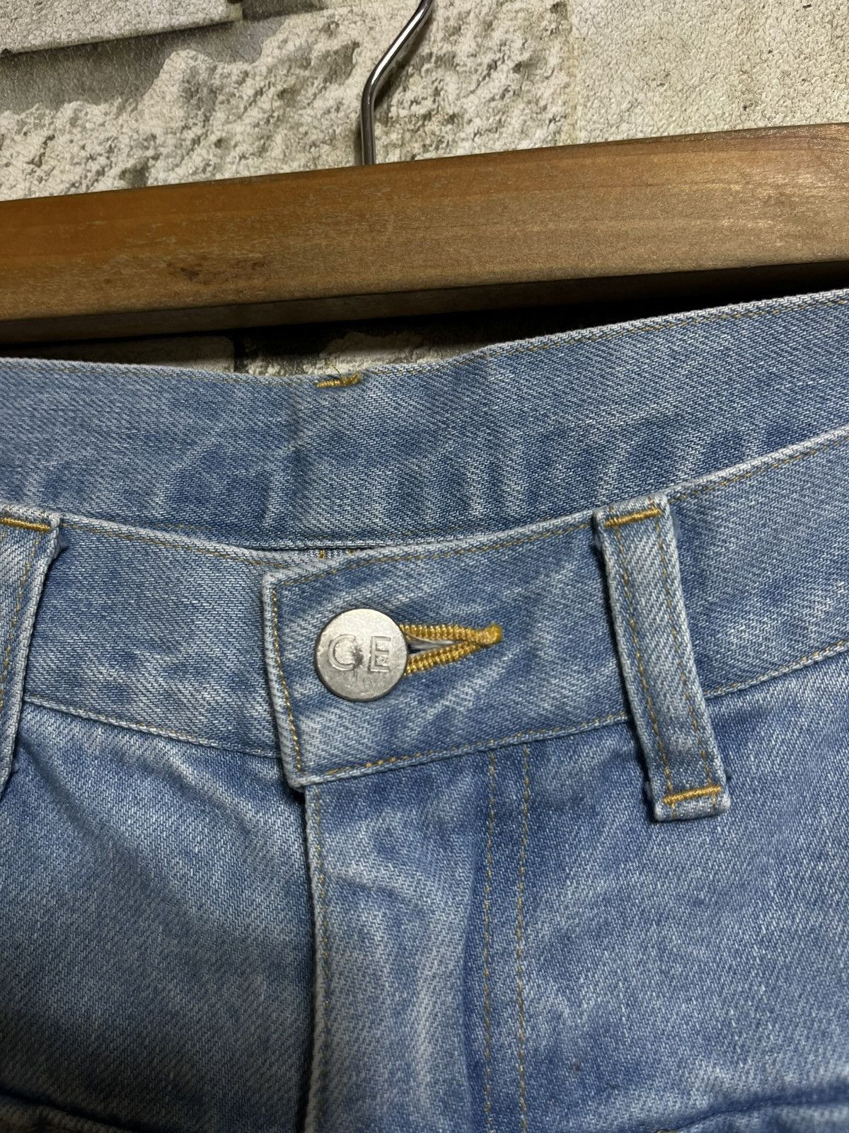 Cav Empt CAV EMPT SPLIT DESIGN WASHED DENIM PANTS Size US 30 / EU 46 - 4 Thumbnail