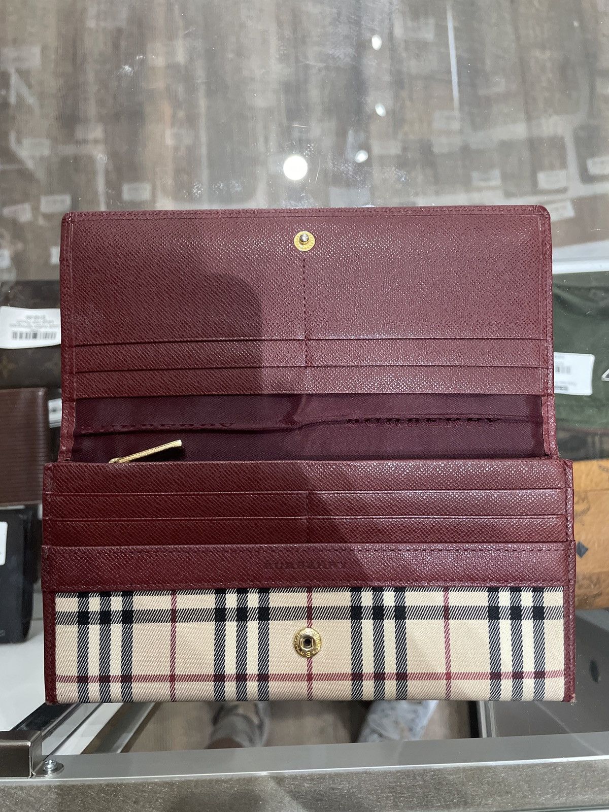 Burberry Burberry Nova Check Continental Long Wallet Size ONE SIZE - 3 Thumbnail