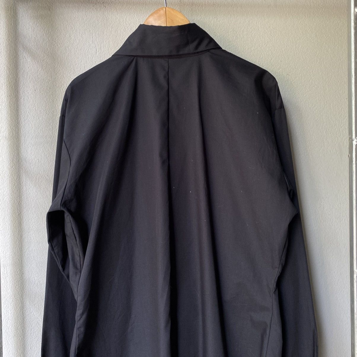 Designer × Japanese Brand Devil'n Bass Y2K Punk Black Lace-Up Symmetrical Shirt Size US L / EU 52-54 / 3 - 3 Thumbnail